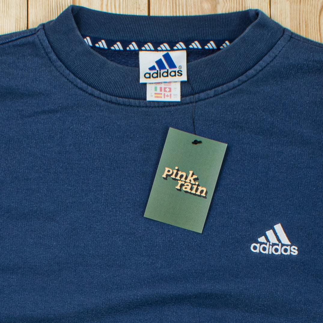 (L) Vintage Adidas Essential Embroidered Sweatshirt