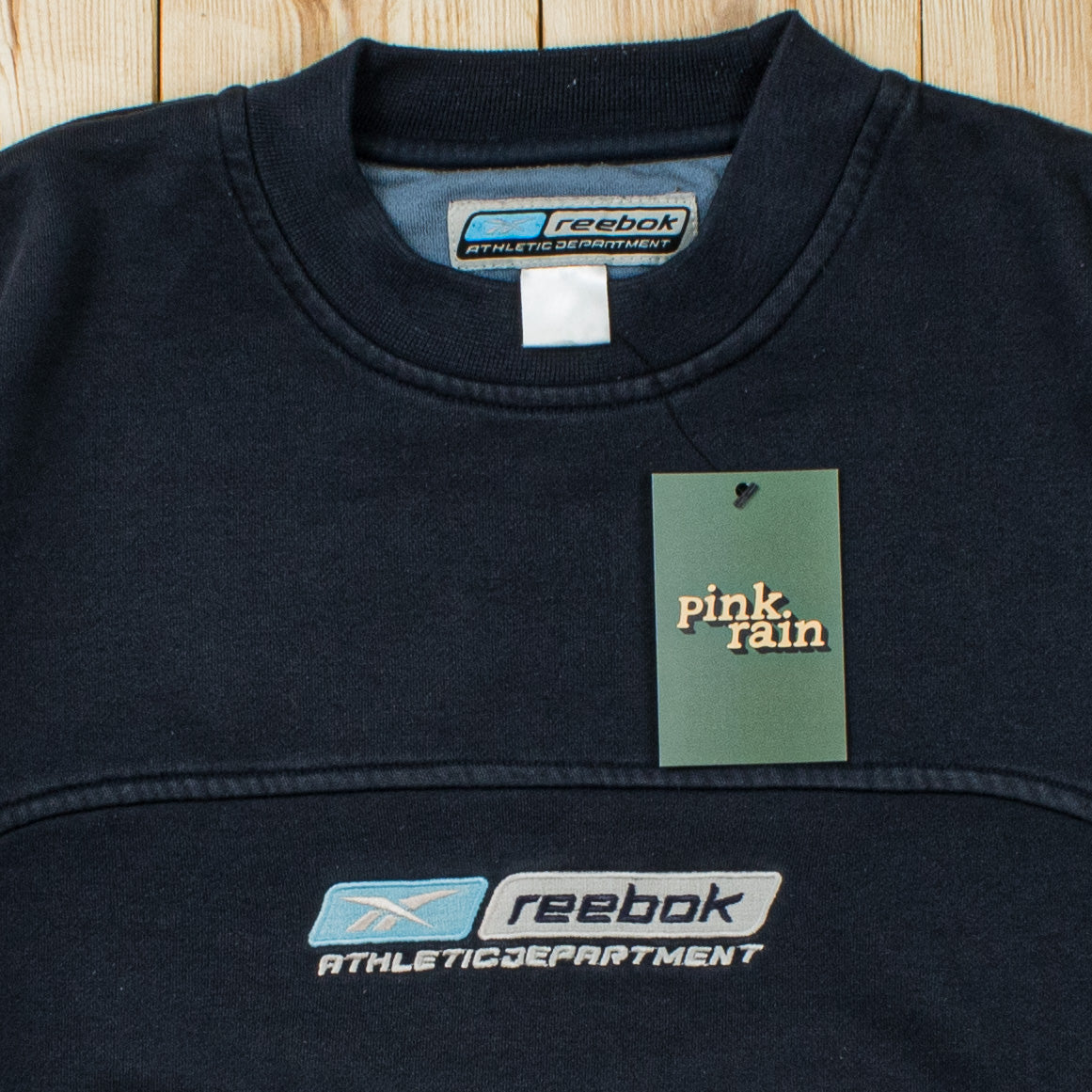 (S/M) Vintage Reebok Athletic Department Embroidered Sweatshirt