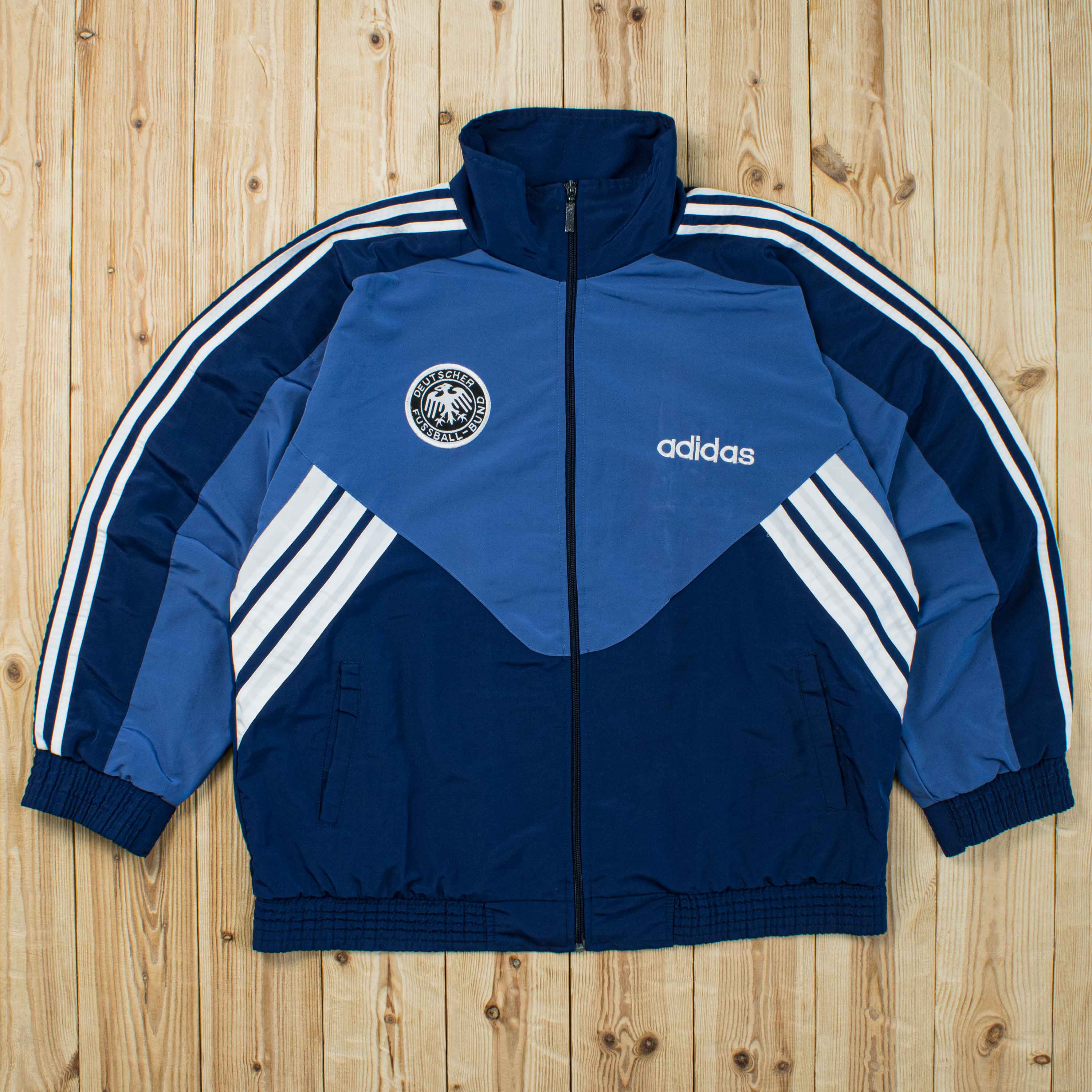 (L) Vintage Adidas Deutscher Fussball-Bund Embroidered Jacket