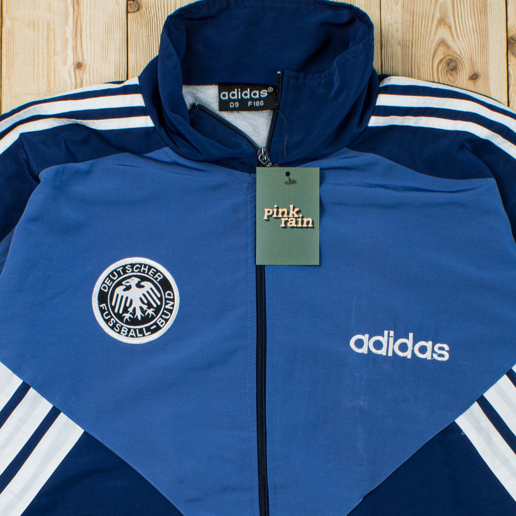 (L) Vintage Adidas Deutscher Fussball-Bund Embroidered Jacket