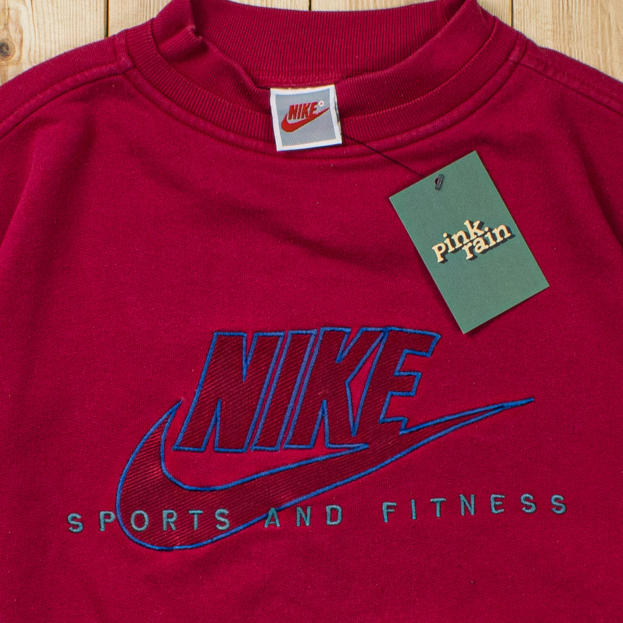 (S) Vintage Nike Sports And Fitness Embroidered Sweatshirt