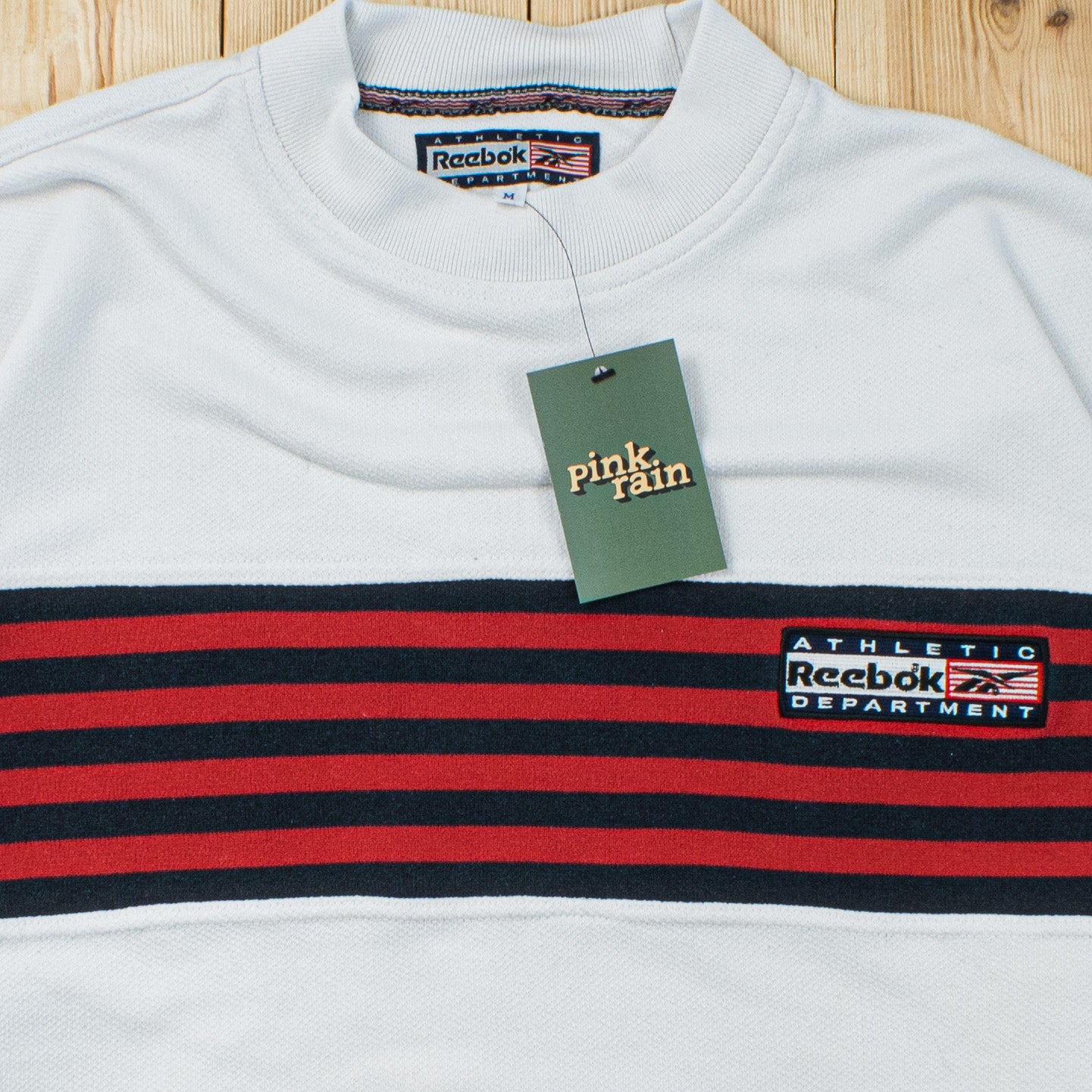 (M) Vintage Reebok Athletic Department Embroidered Sweatshirt
