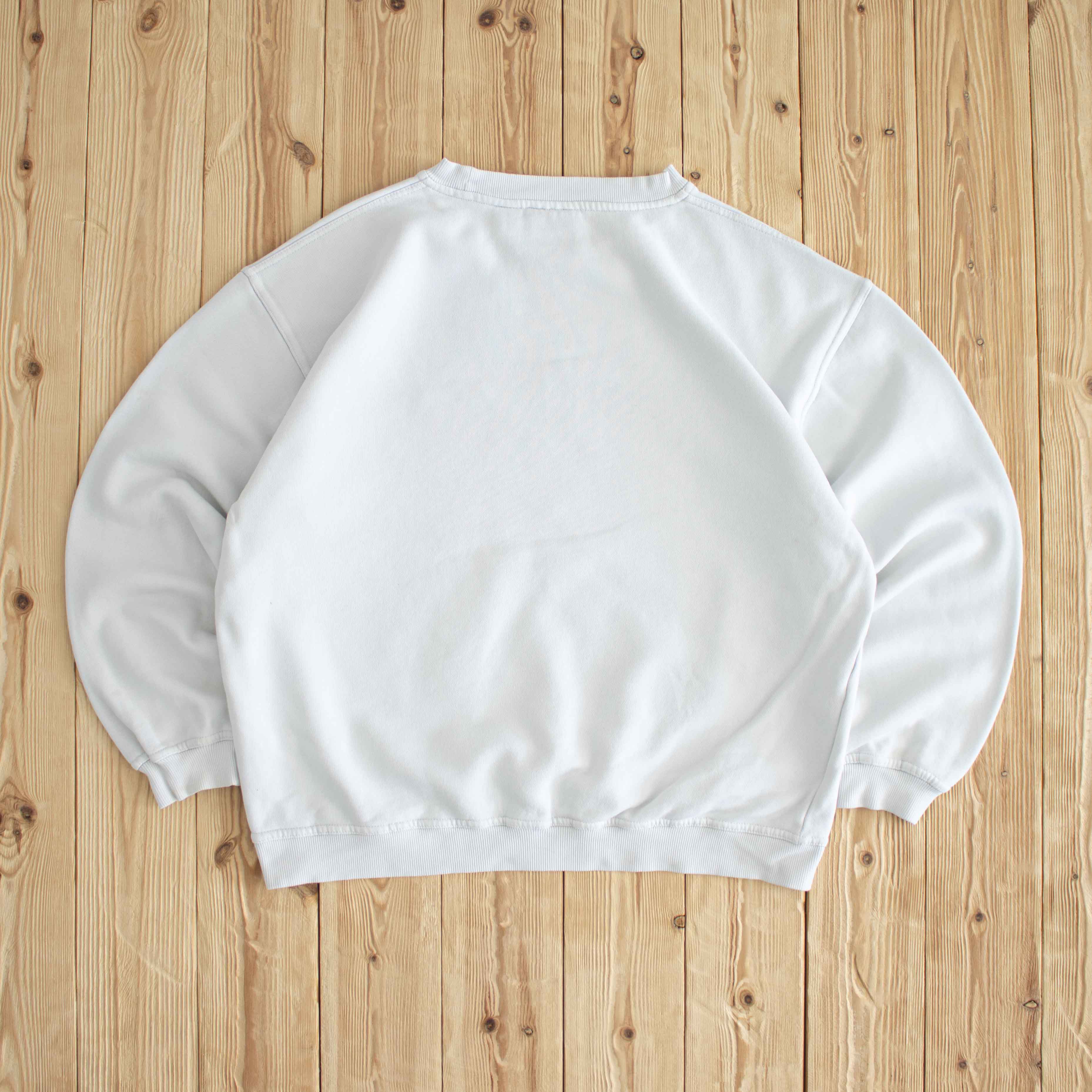 (M) Fila Vintage Embroidered Sweatshirt White