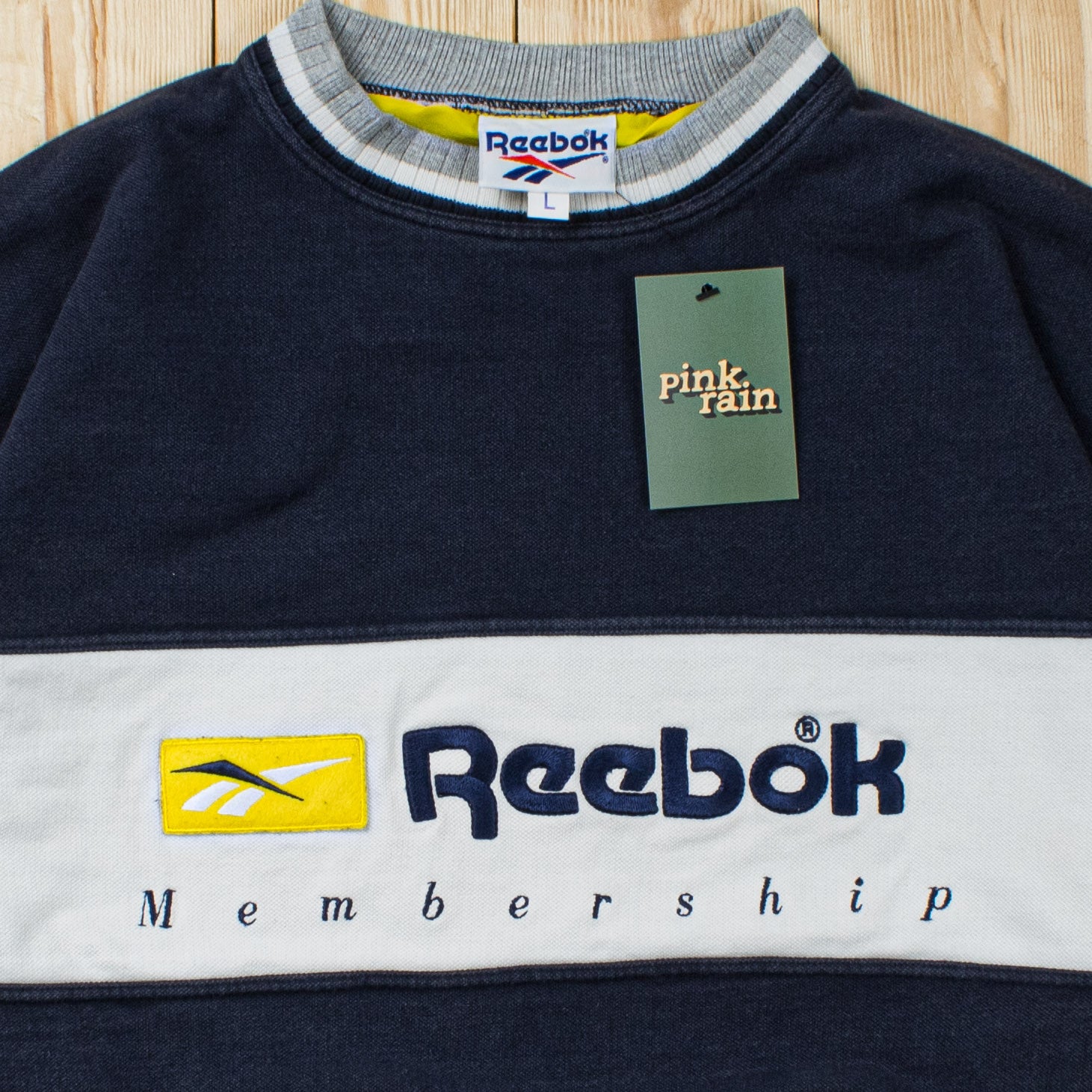 (M) Vintage Reebok Membership Embroidered Sweatshirt