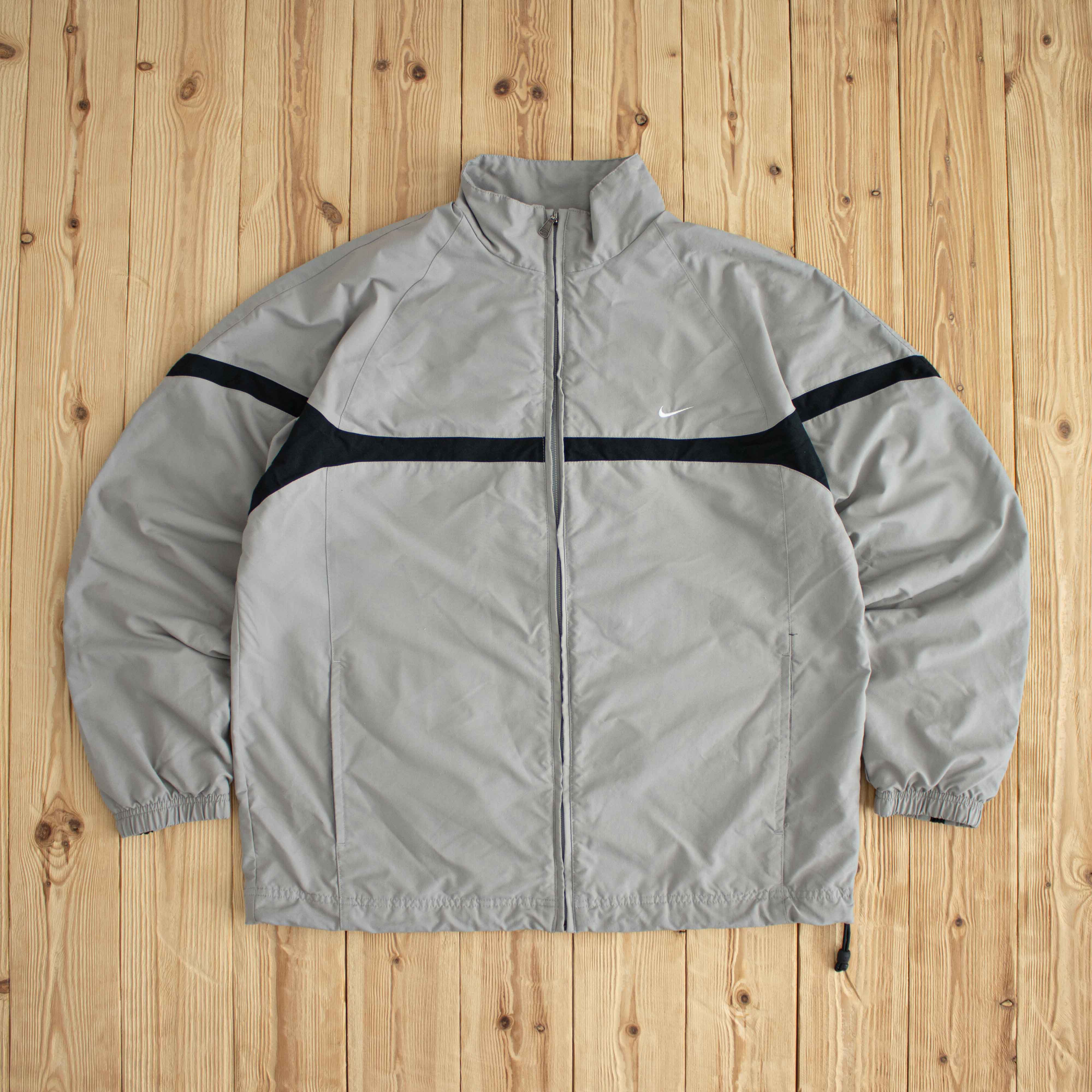 (L) Nike Vintage Embroidered Jacket Gray
