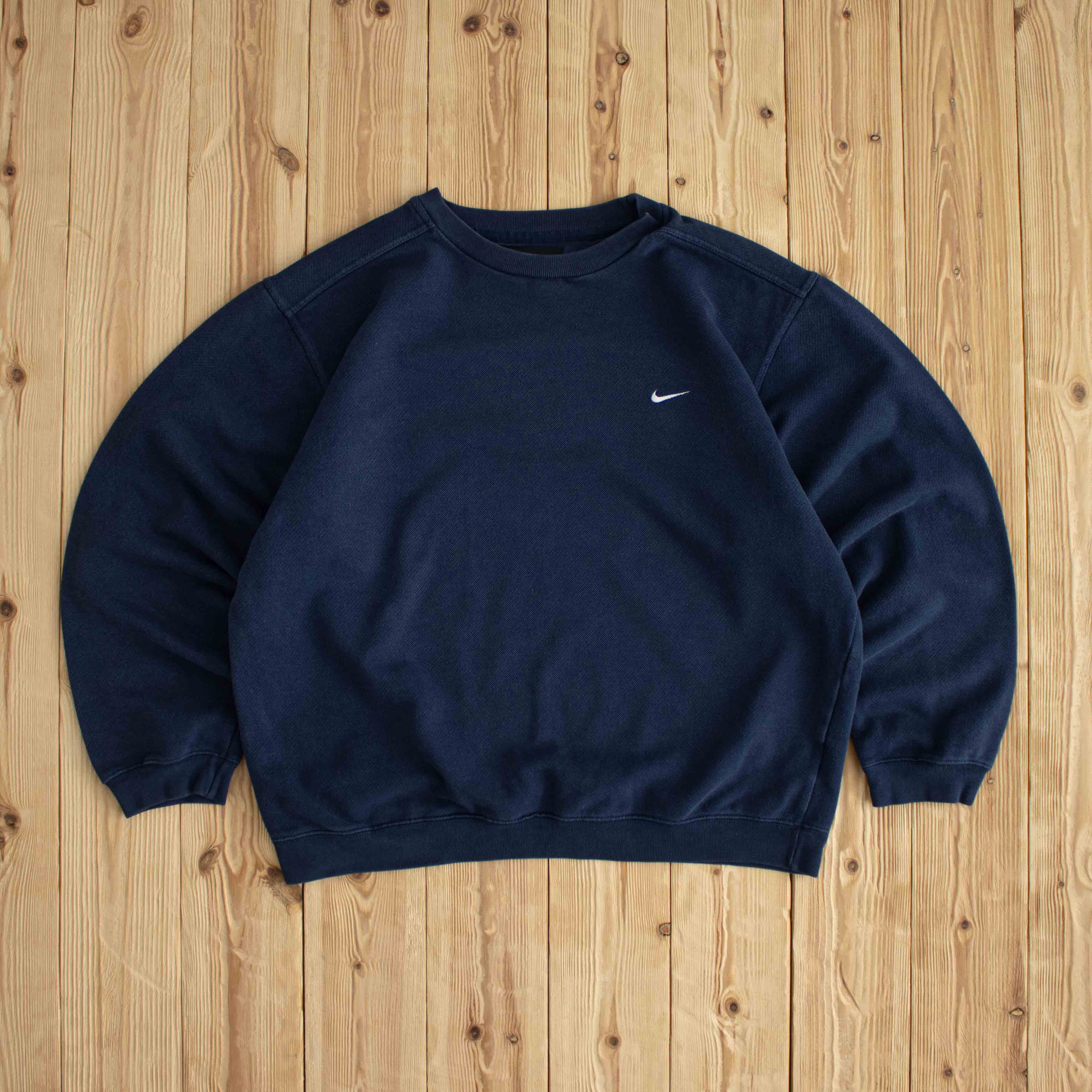 (M) Nike Vintage Essential Embroidered Sweatshirt Blue