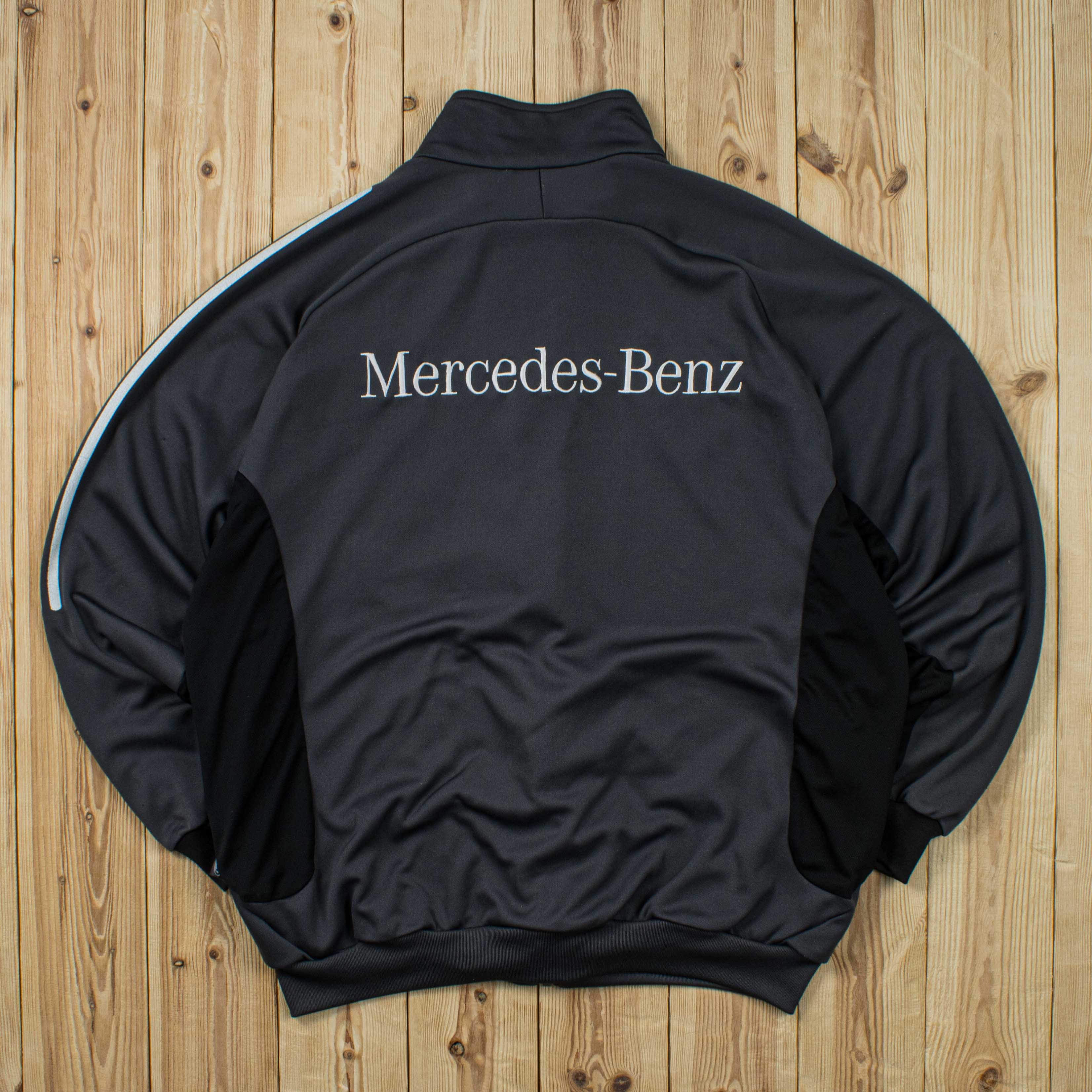 (L) Vintage Adidas DFB x Mercedes Benz Full-Zip Sweatshirt
