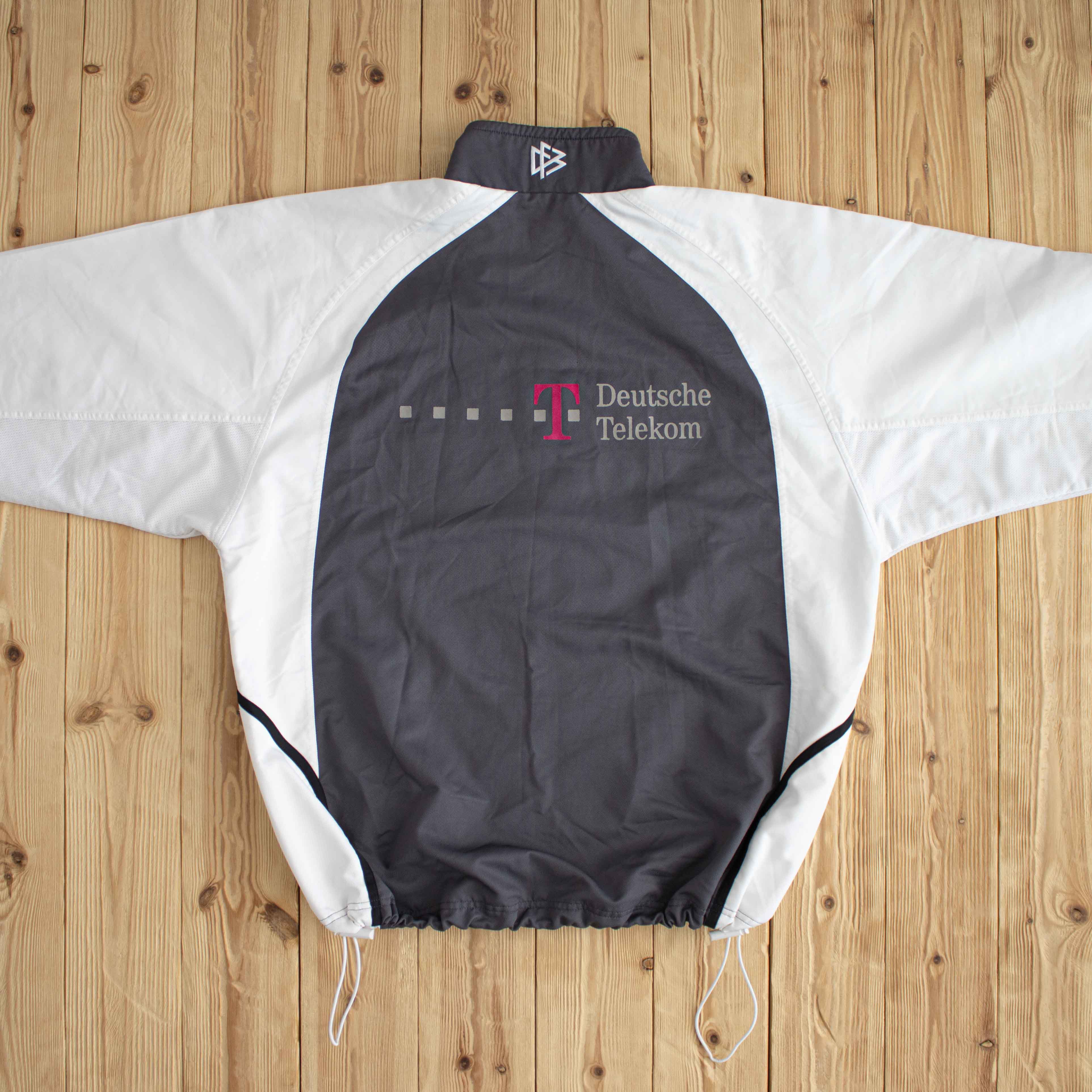 (L) Adidas Deutscher Fussball-Bund x Mercedes Benz Vintage Embroidered Jacket White