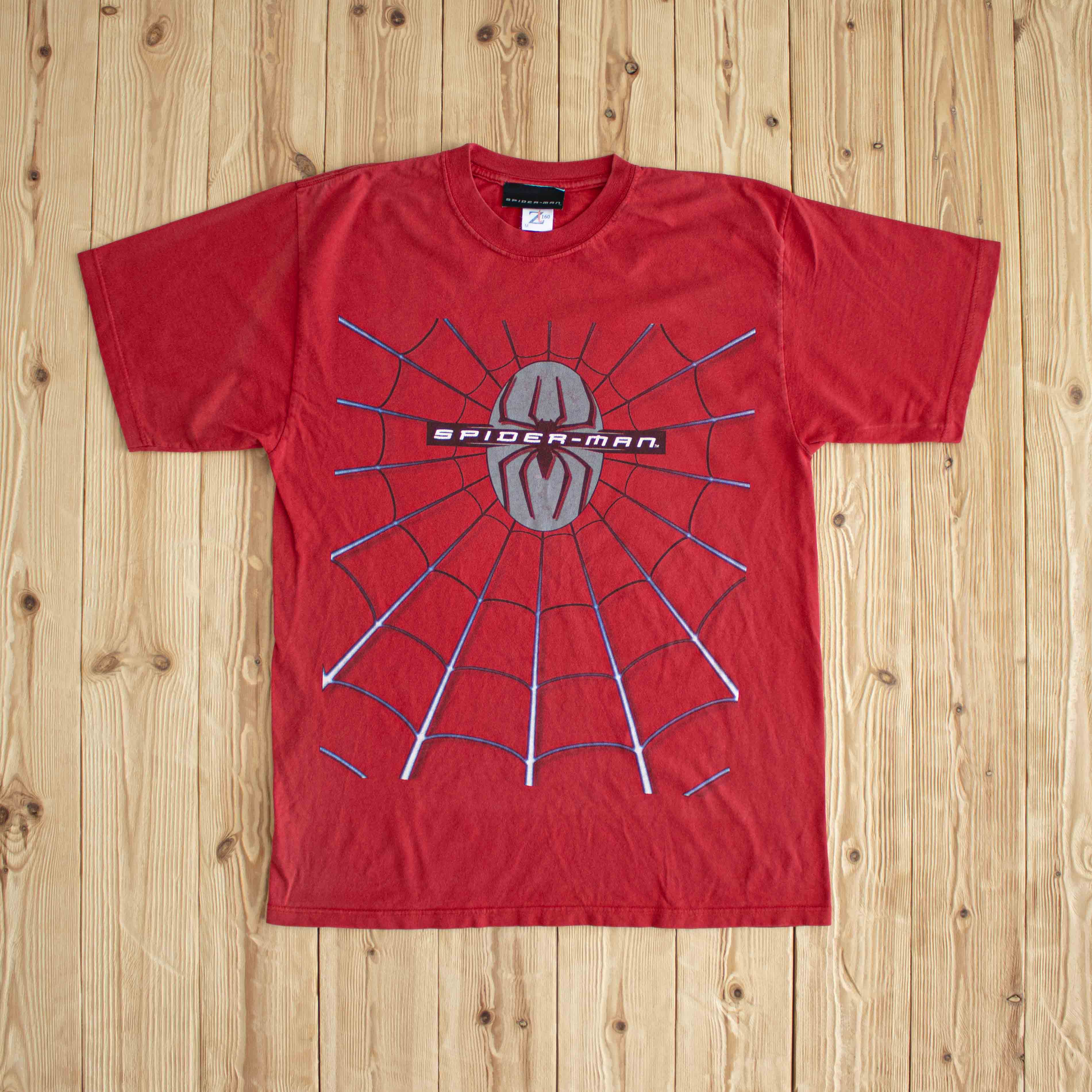 (M) 2002 Spider-Man Vintage T-Shirt Red