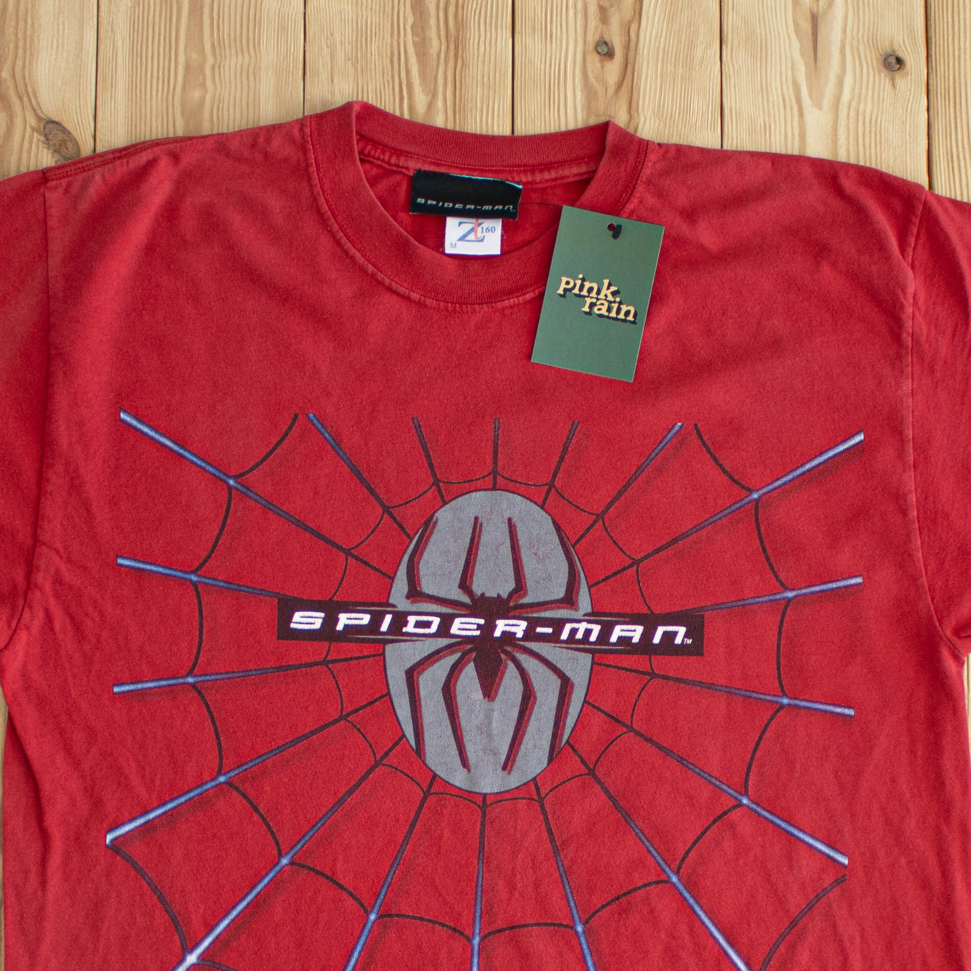 (M) 2002 Spider-Man Vintage T-Shirt Red