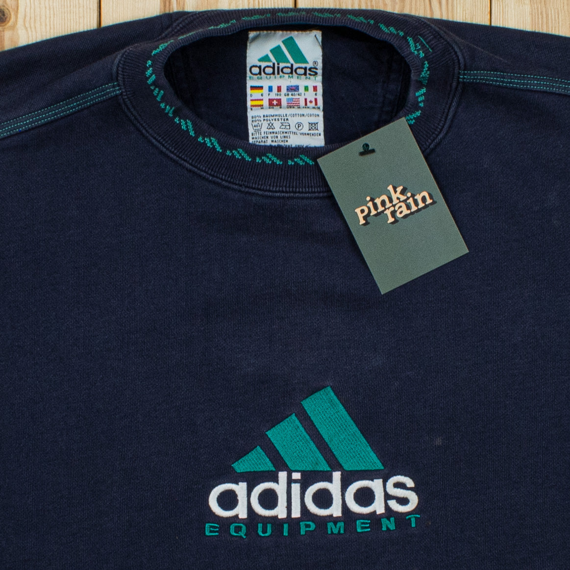 (M) Vintage Adidas Equipment Embroidered Sweatshirt