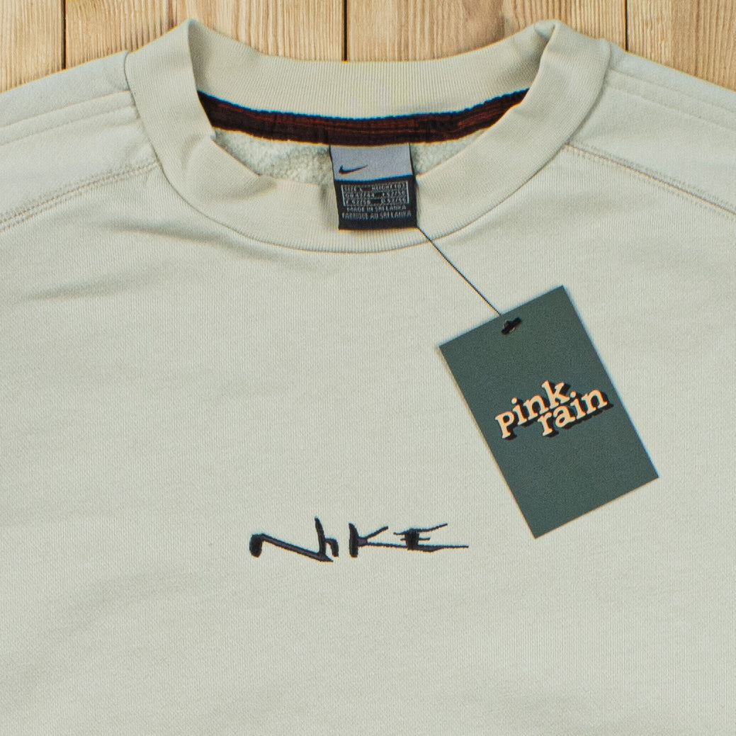 (L) Vintage Nike Spell Out Embroidered Sweatshirt