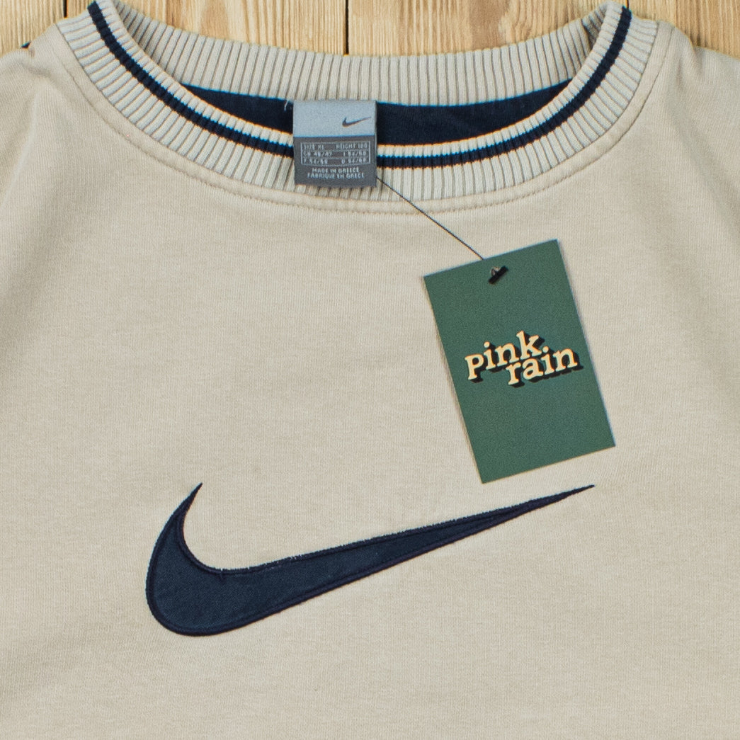 (L) Vintage Nike Swoosh Embroidered Sweatshirt