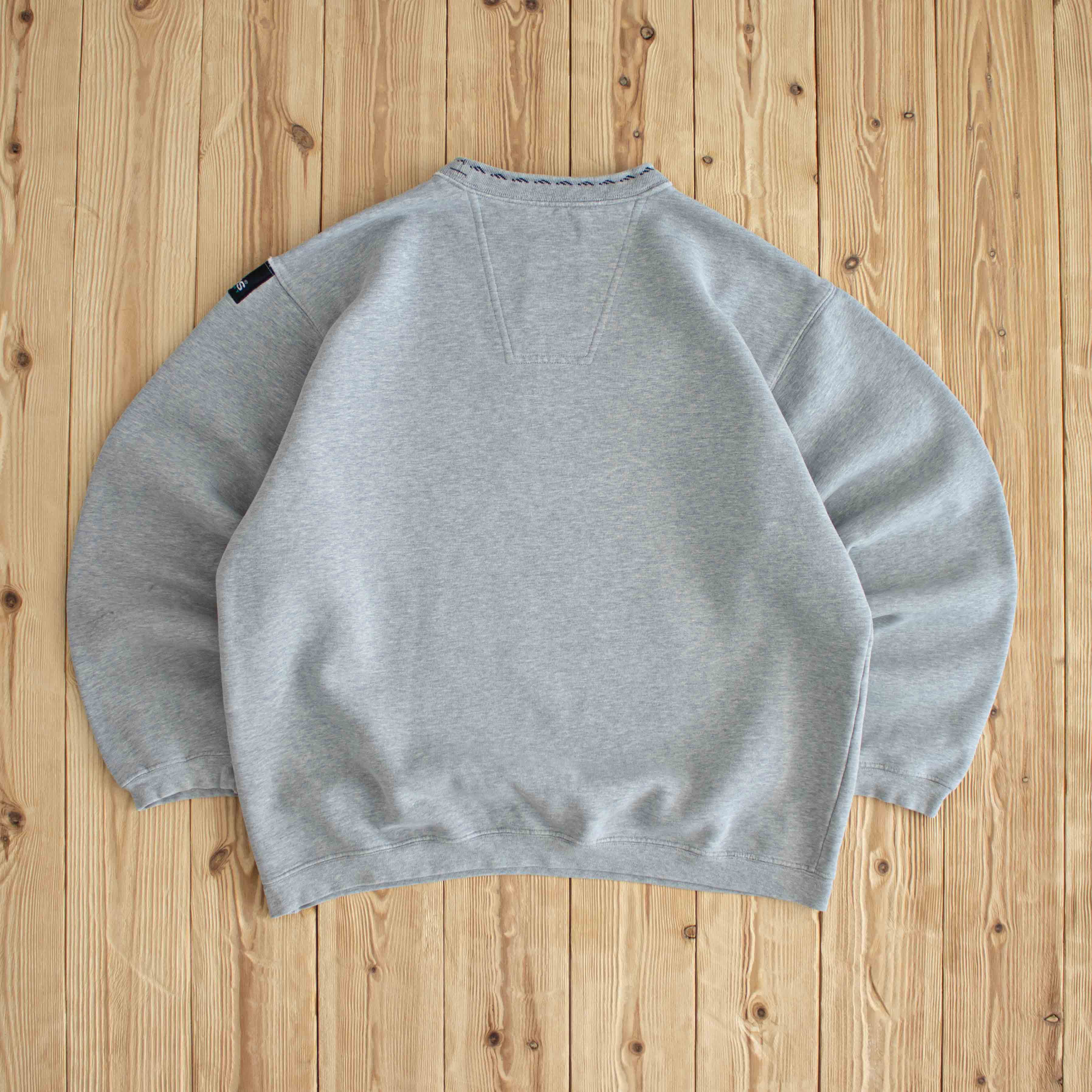 (M) Adidas Equipment Vintage Embroidered Sweatshirt Gray