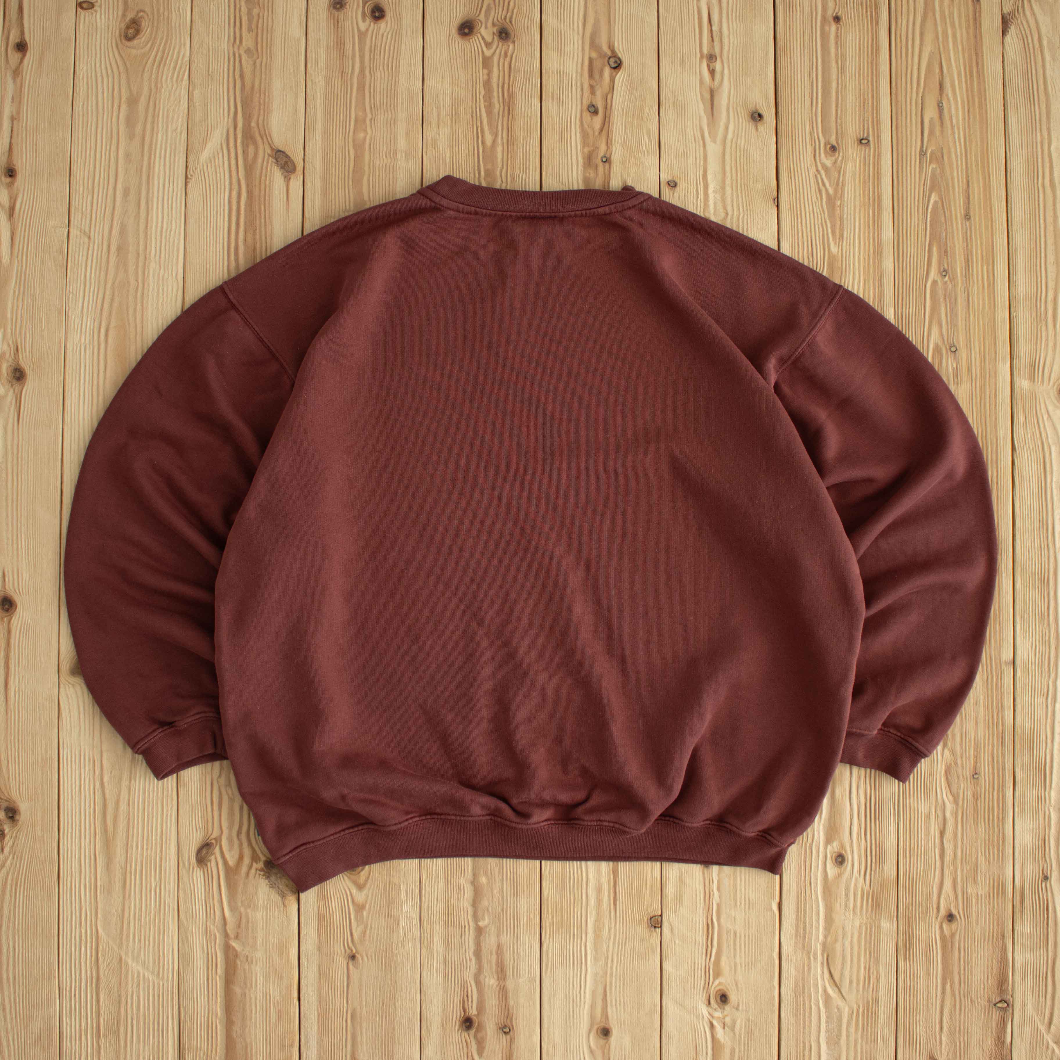 (M) Reebok Vintage Embroidered Sweatshirt Brown