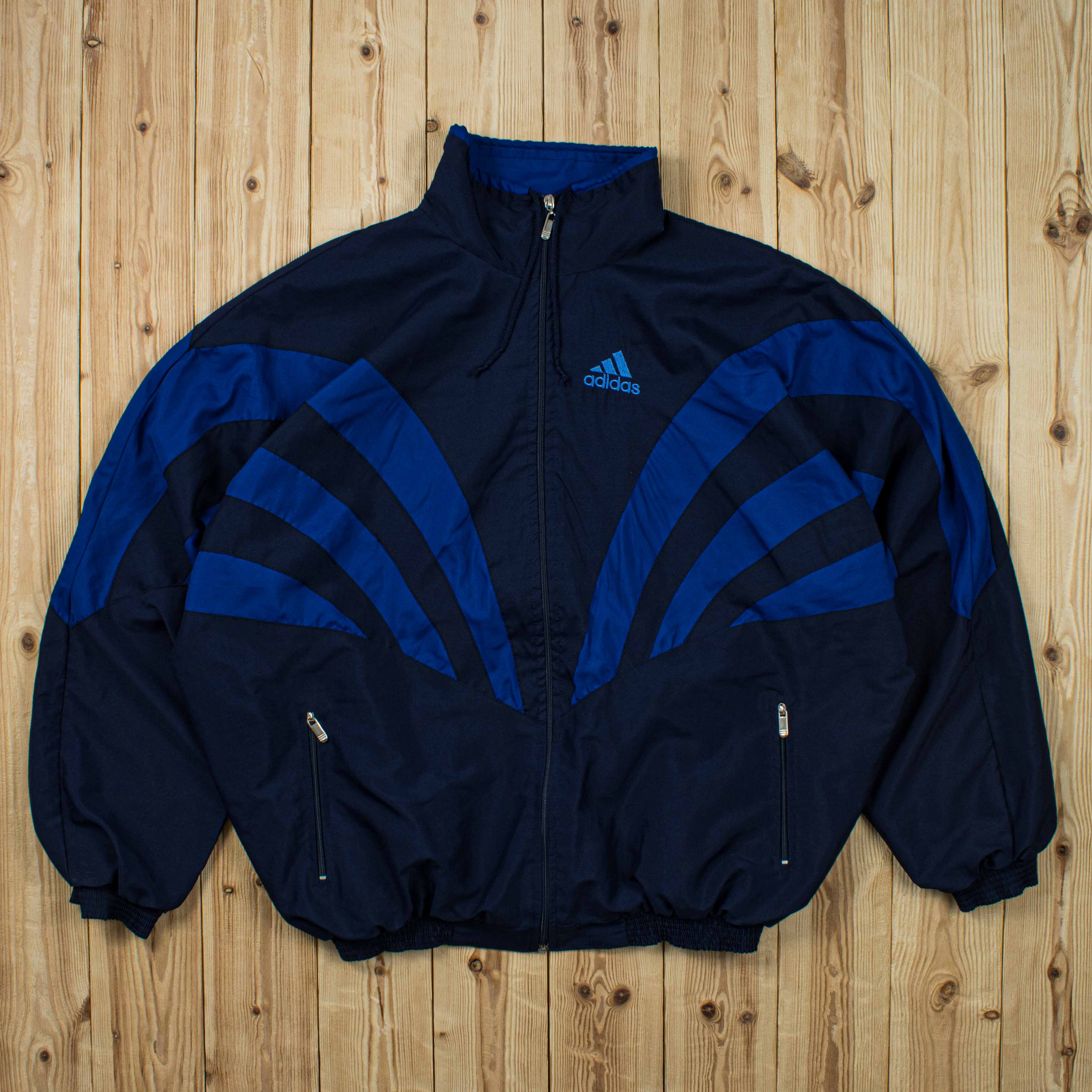 (XL) Vintage Adidas Essential Embroidered Jacket