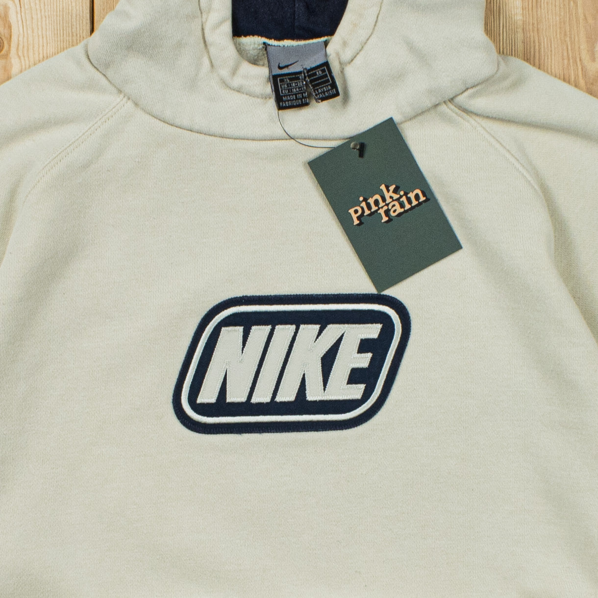 (S) Vintage Nike Spell Out Embroidered Hoodie