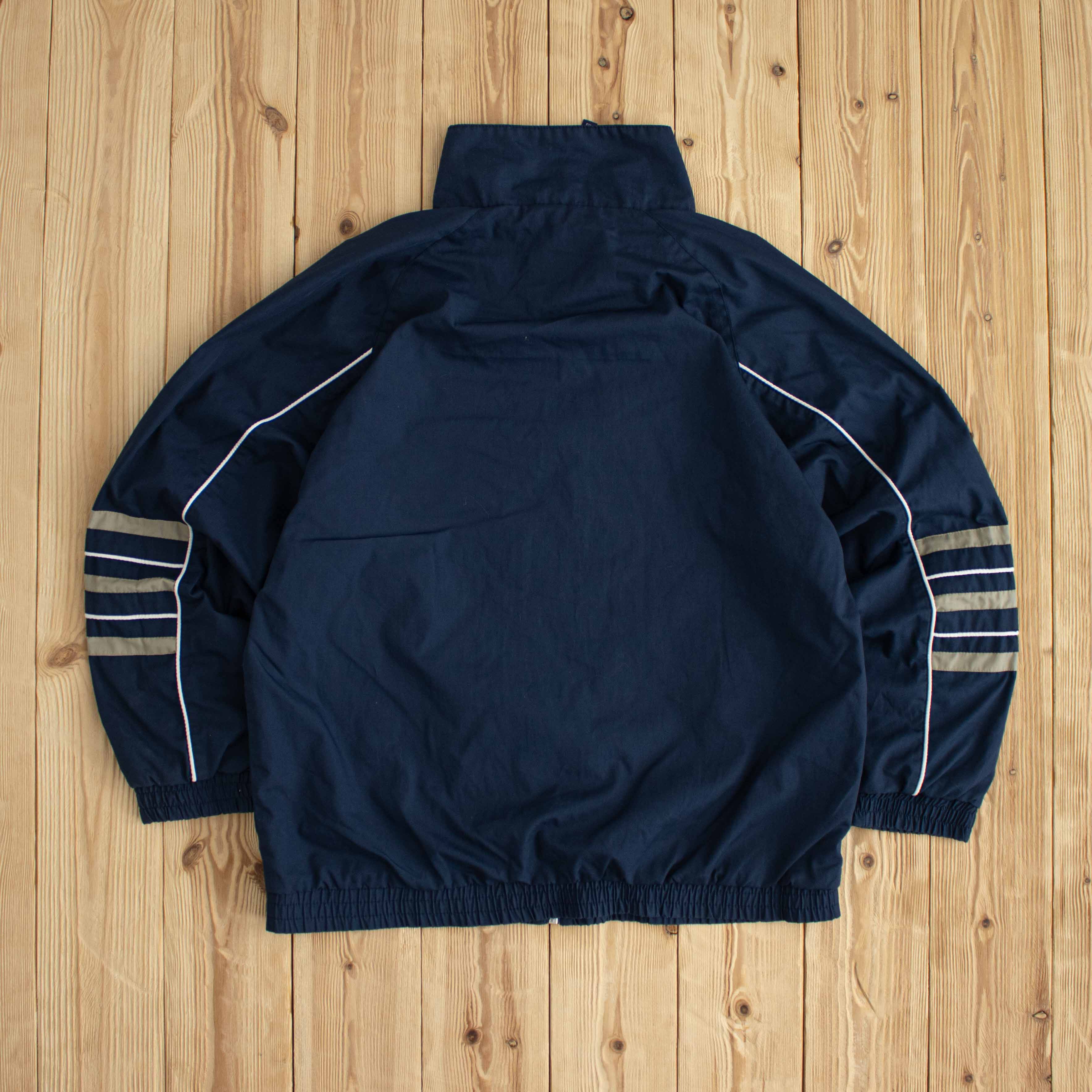 (S) Reebok Classic Vintage Embroidered Jacket Blue