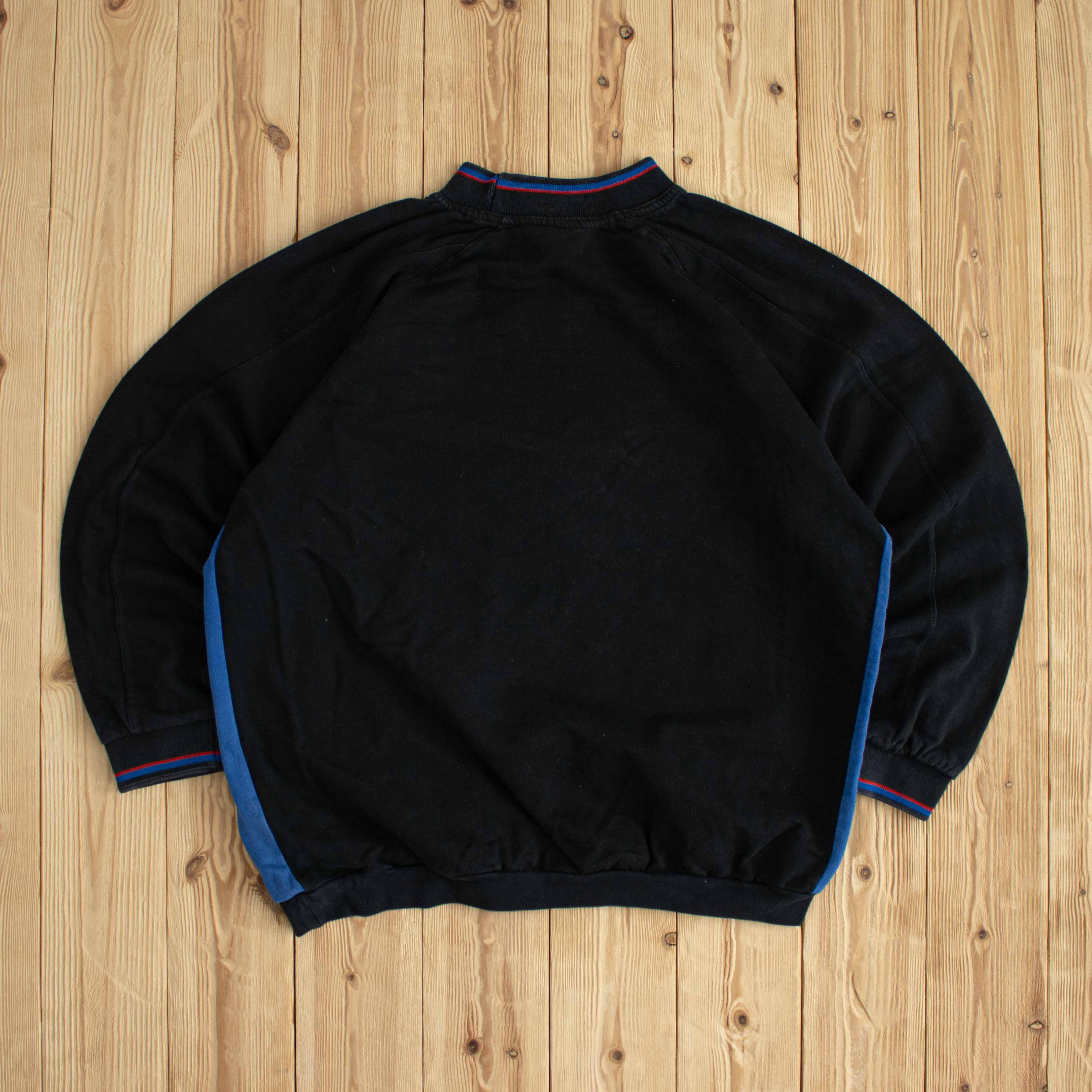 (M) Reebok Logo Vintage Embroidered Sweatshirt Black