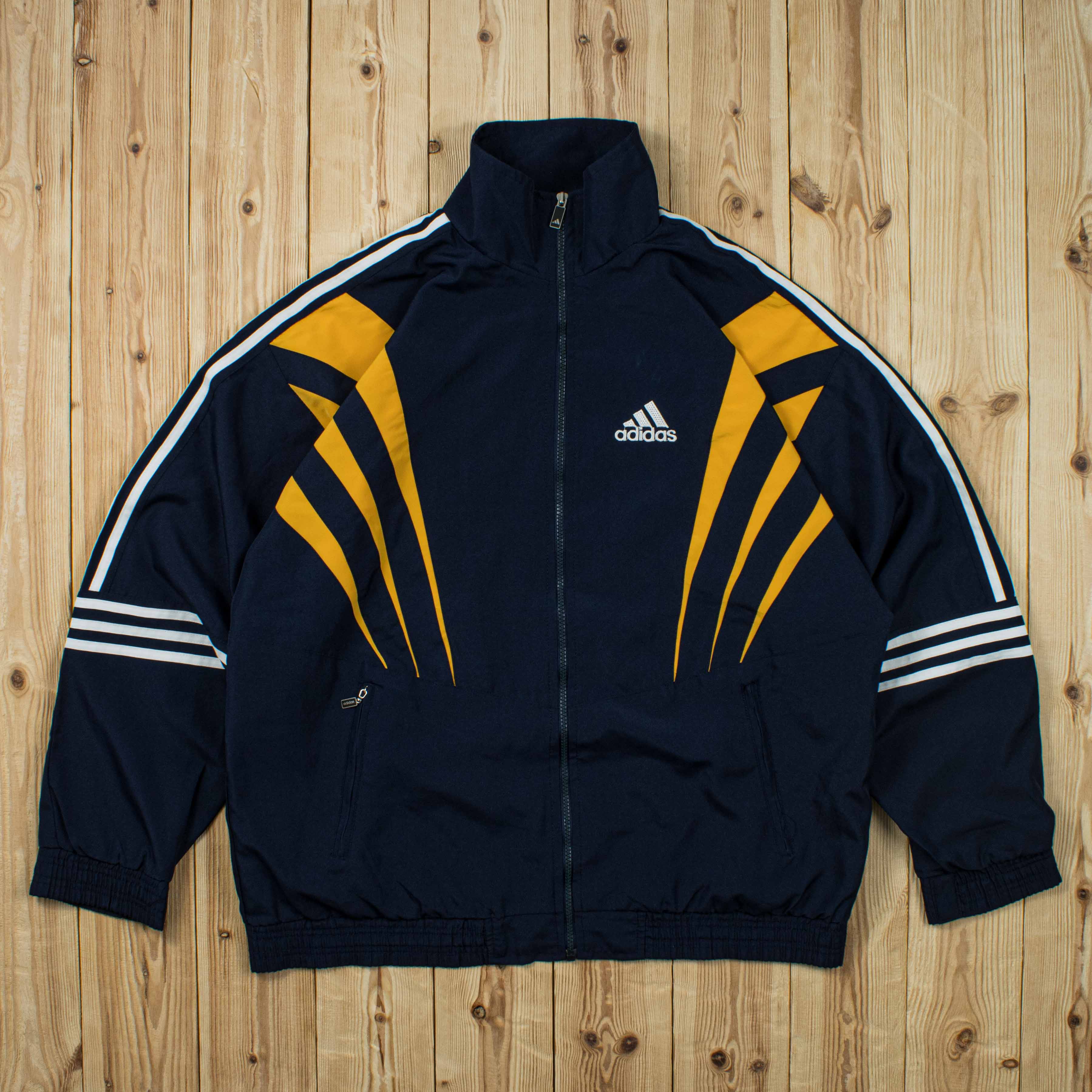 (L) Vintage Adidas Embroidered Jacket