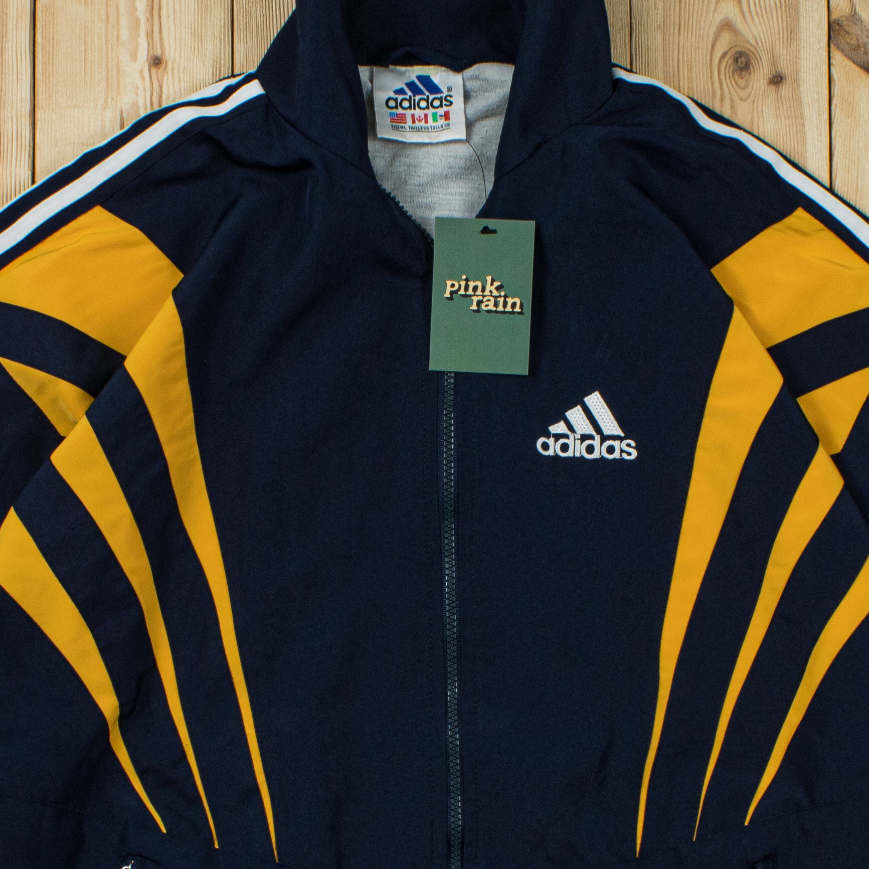(L) Vintage Adidas Embroidered Jacket