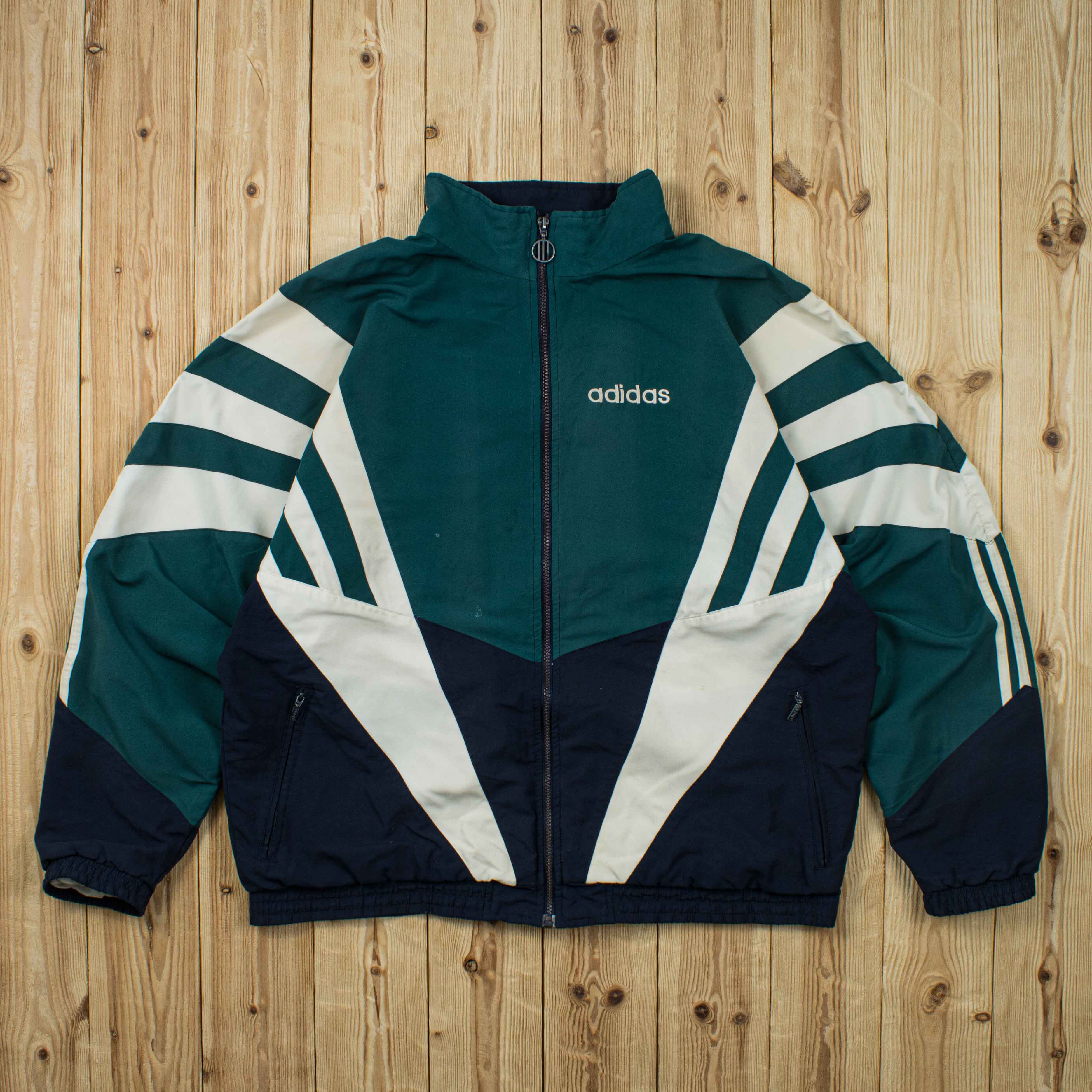 (L) Vintage Adidas Embroidered Jacket