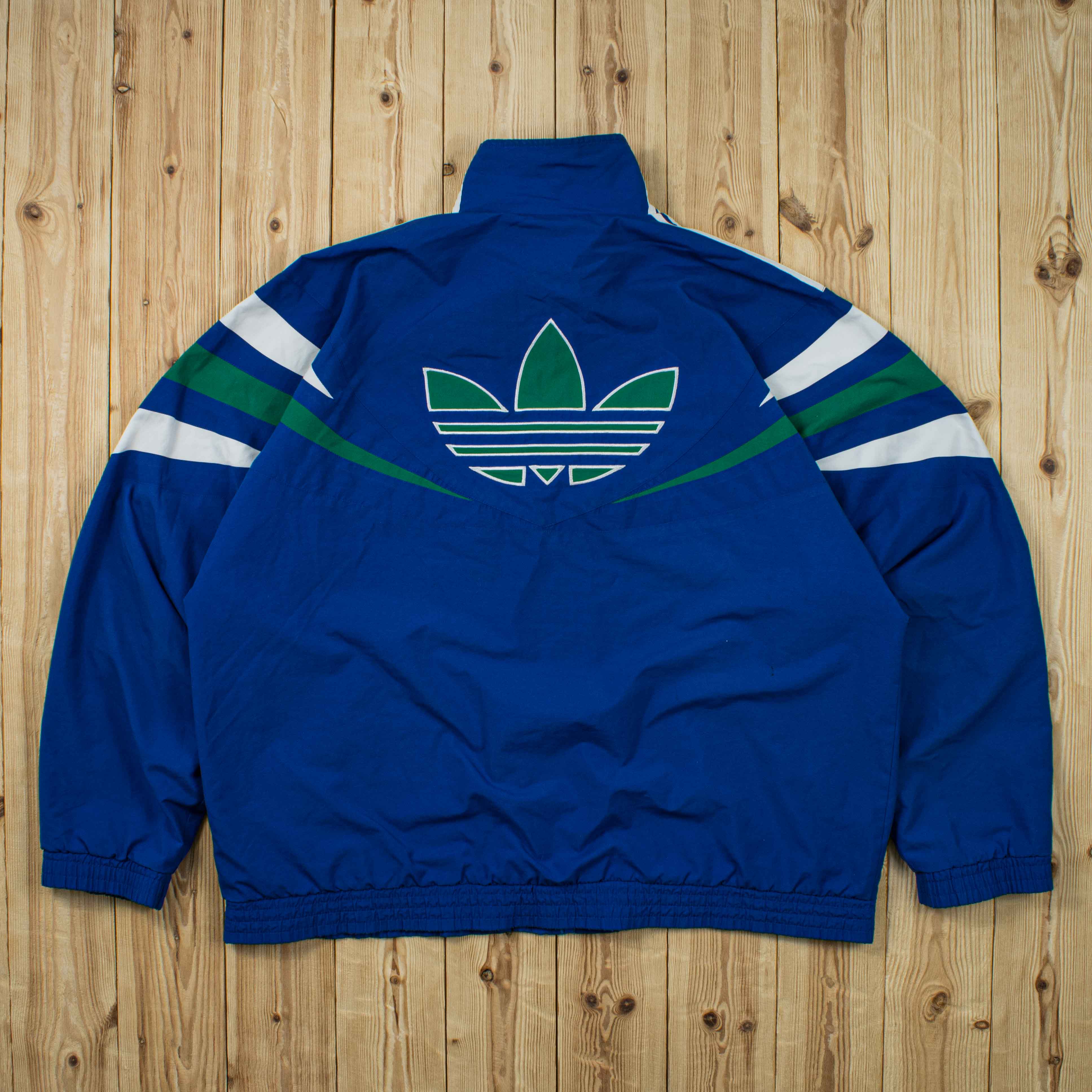 (XL) Vintage Adidas Embroidered Jacket