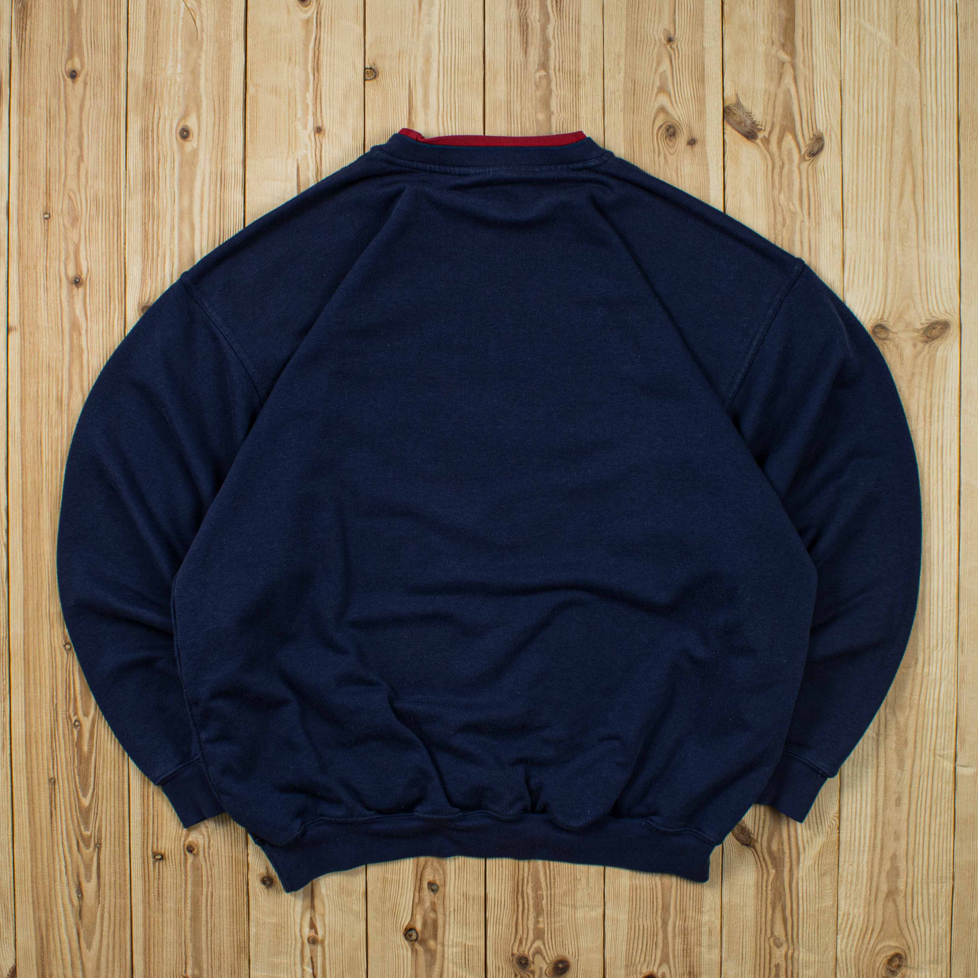 (L) Vintage Adidas Spell Out Embroidered Sweatshirt