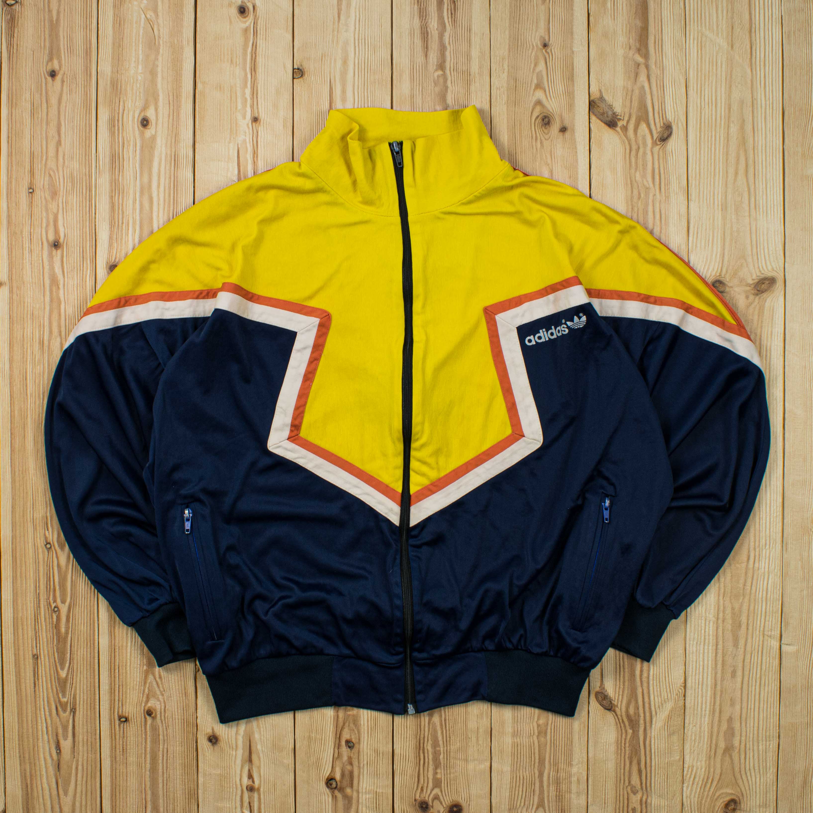 (L) Vintage Adidas Full-Zip Sweatshirt