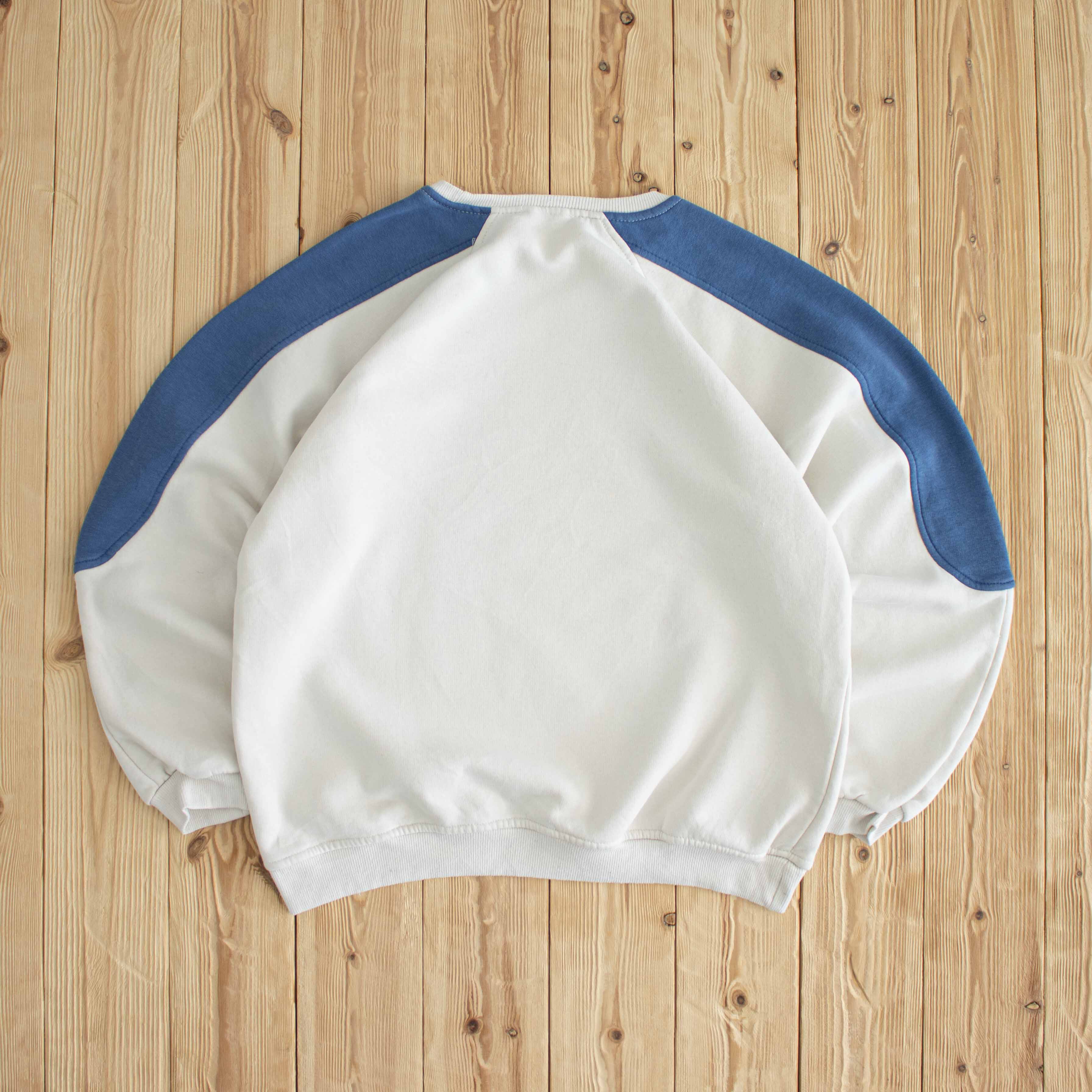 (M) Nike Spell Out Vintage Embroidered Sweatshirt Beige