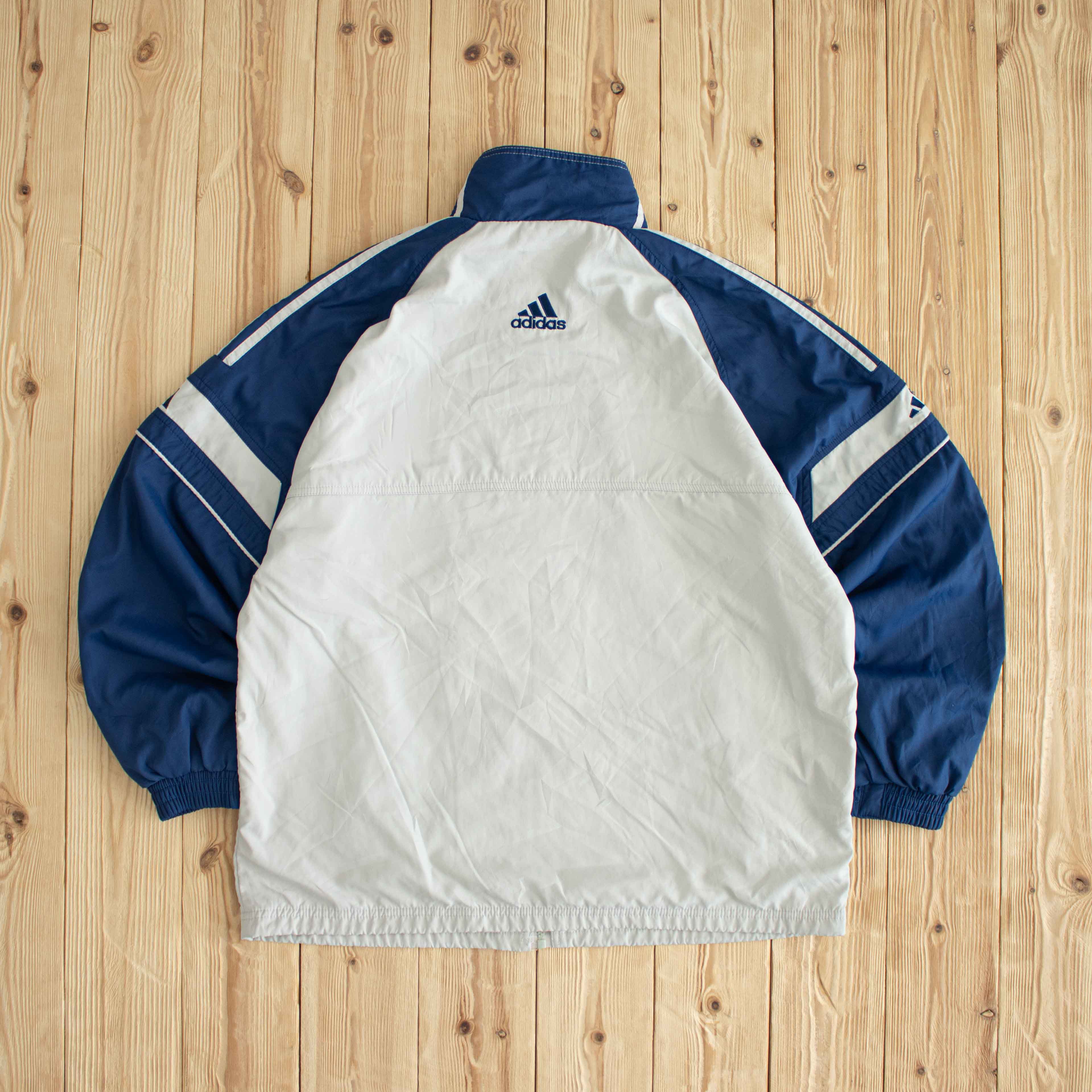 (M) Adidas Vintage Embroidered Jacket Beige