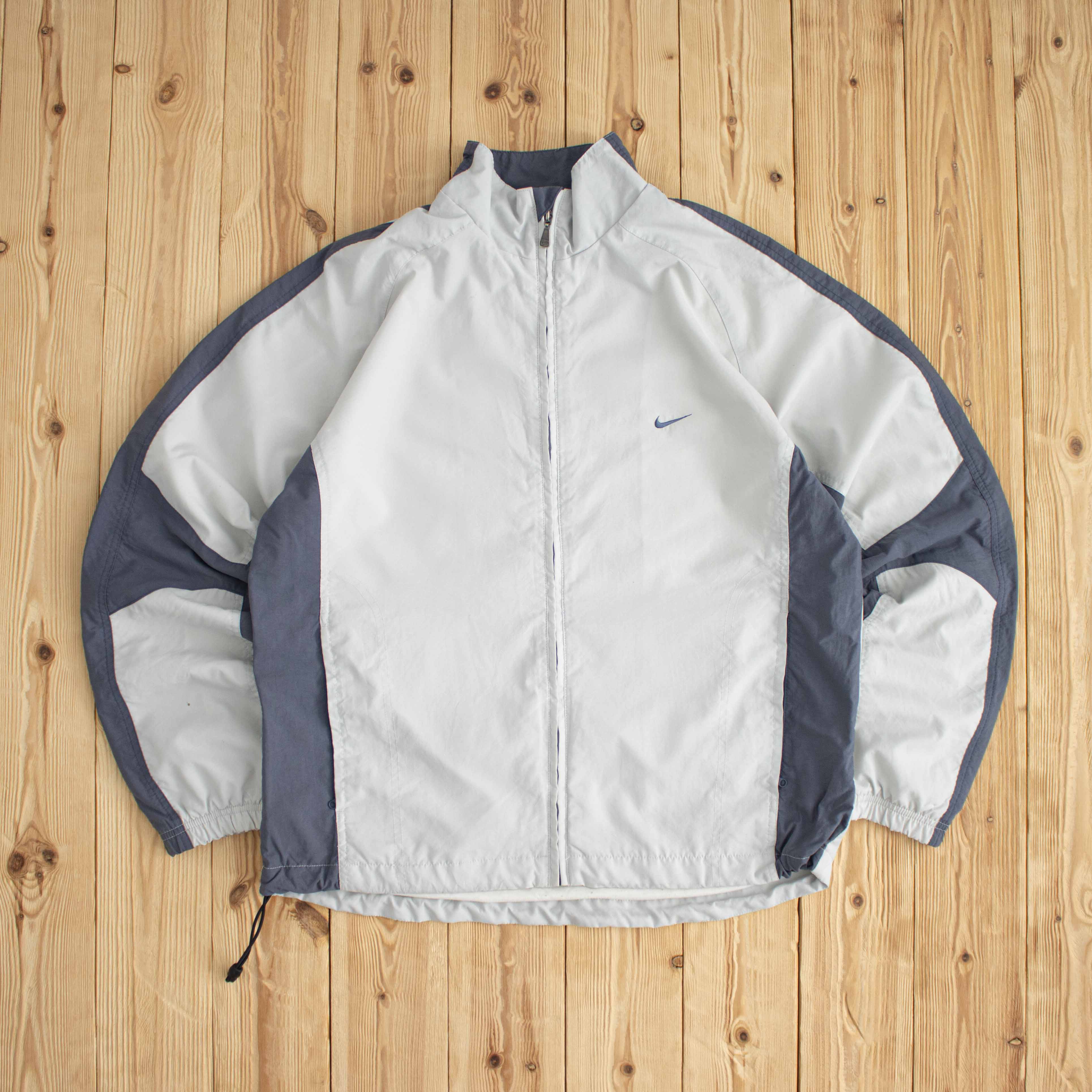 (L) Nike Vintage Embroidered Jacket Gray