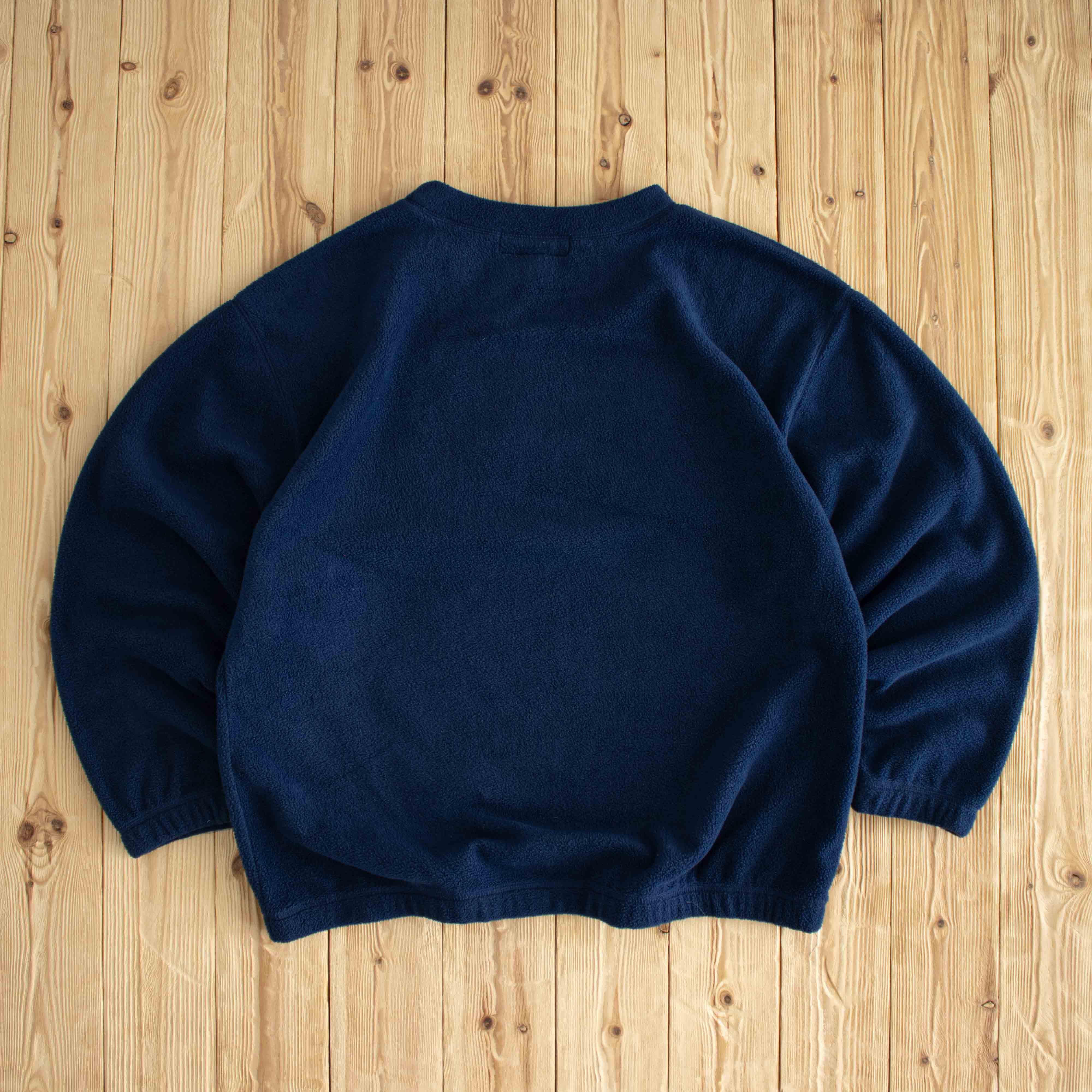 (XL) Ski With The Big Dogs Vintage Embroidered Fleece Sweatshirt Blue
