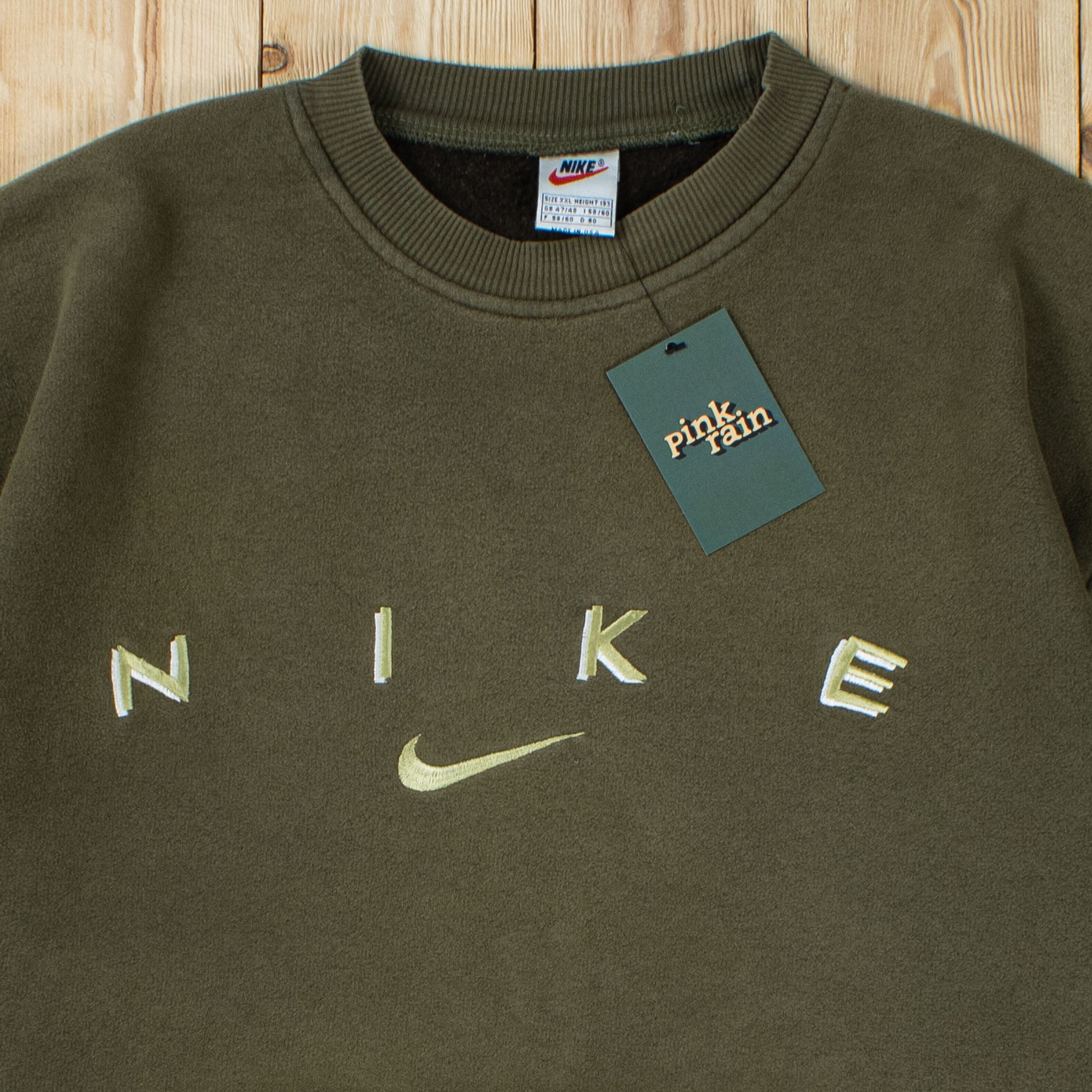 (XL) Vintage Nike Spell Out Embroidered Sweatshirt