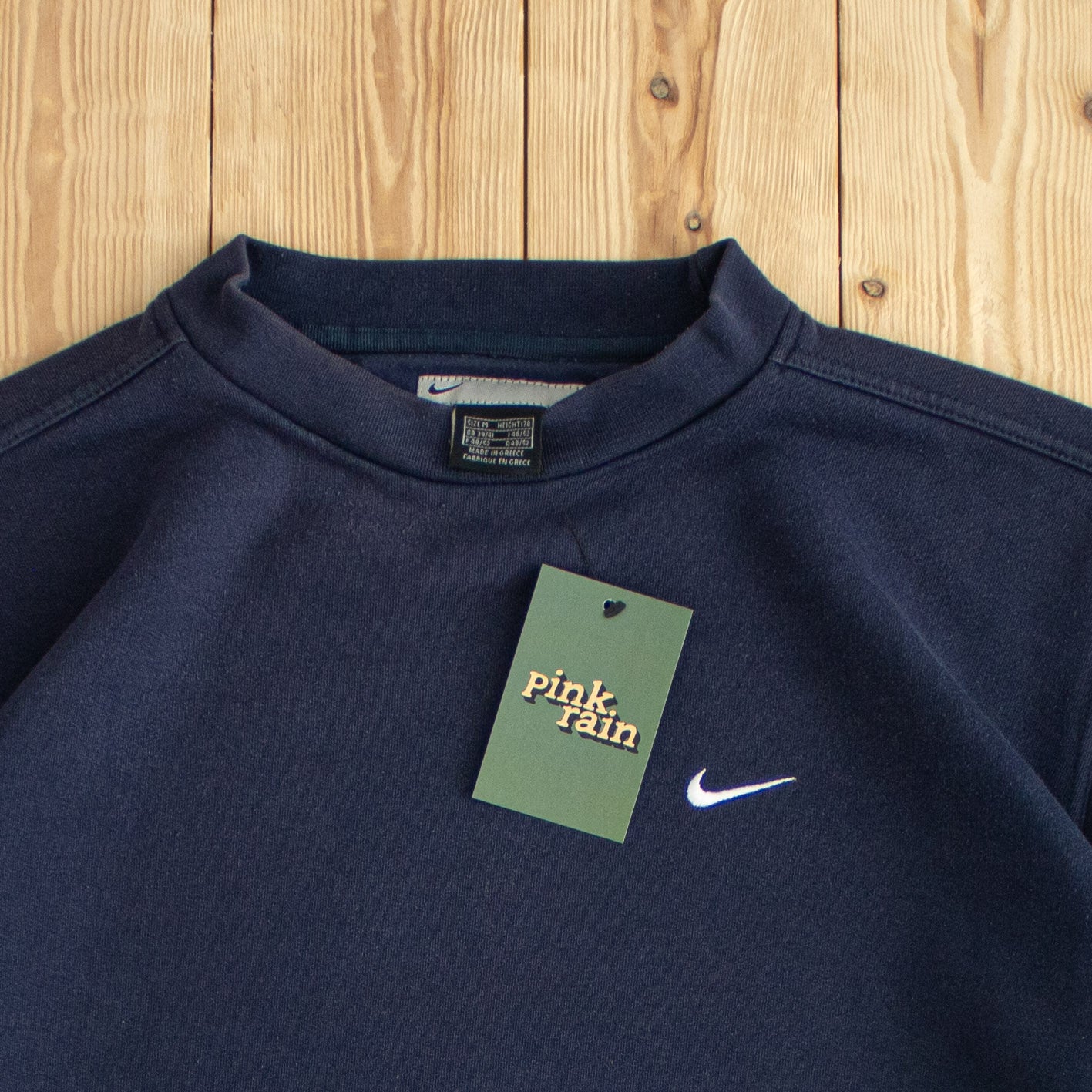 (M) Nike Vintage Essential Embroidered Sweatshirt Blue