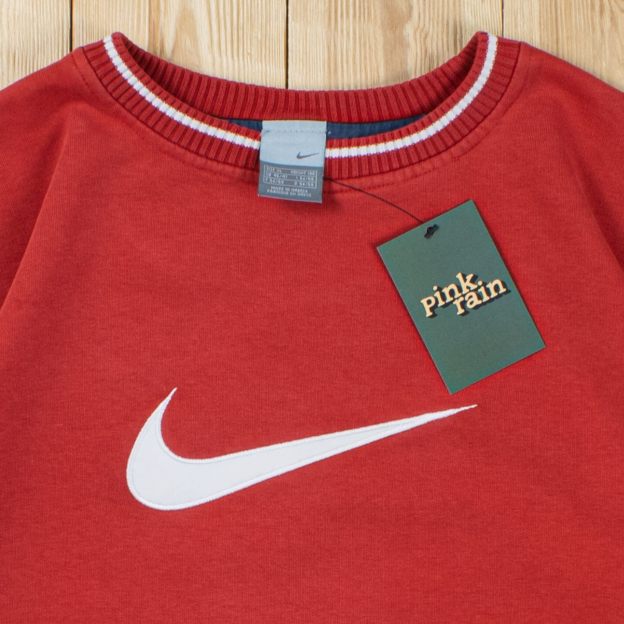 (L) Vintage Nike Swoosh Embroidered Sweatshirt
