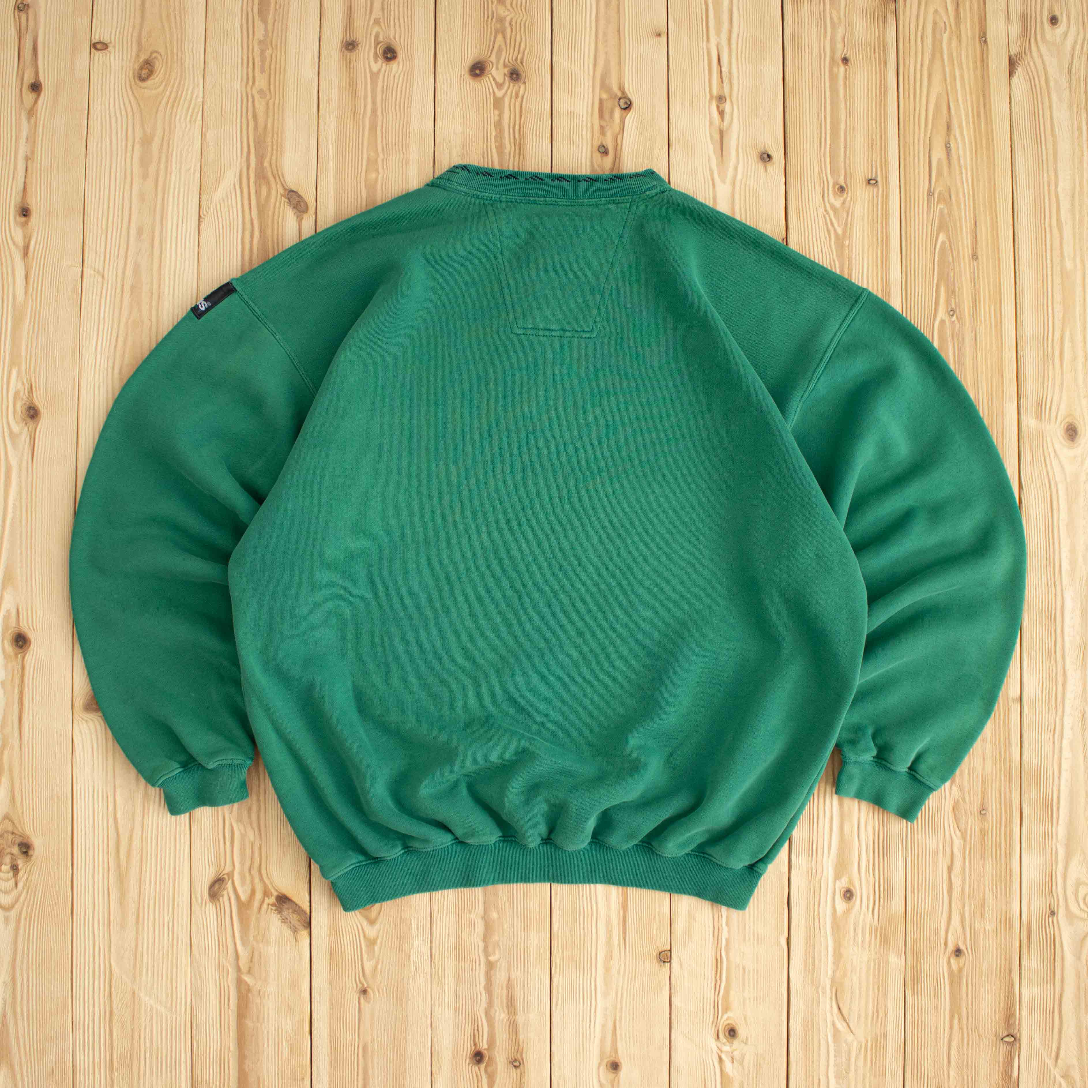 (L) Adidas Equipment Vintage Embroidered Sweatshirt Green