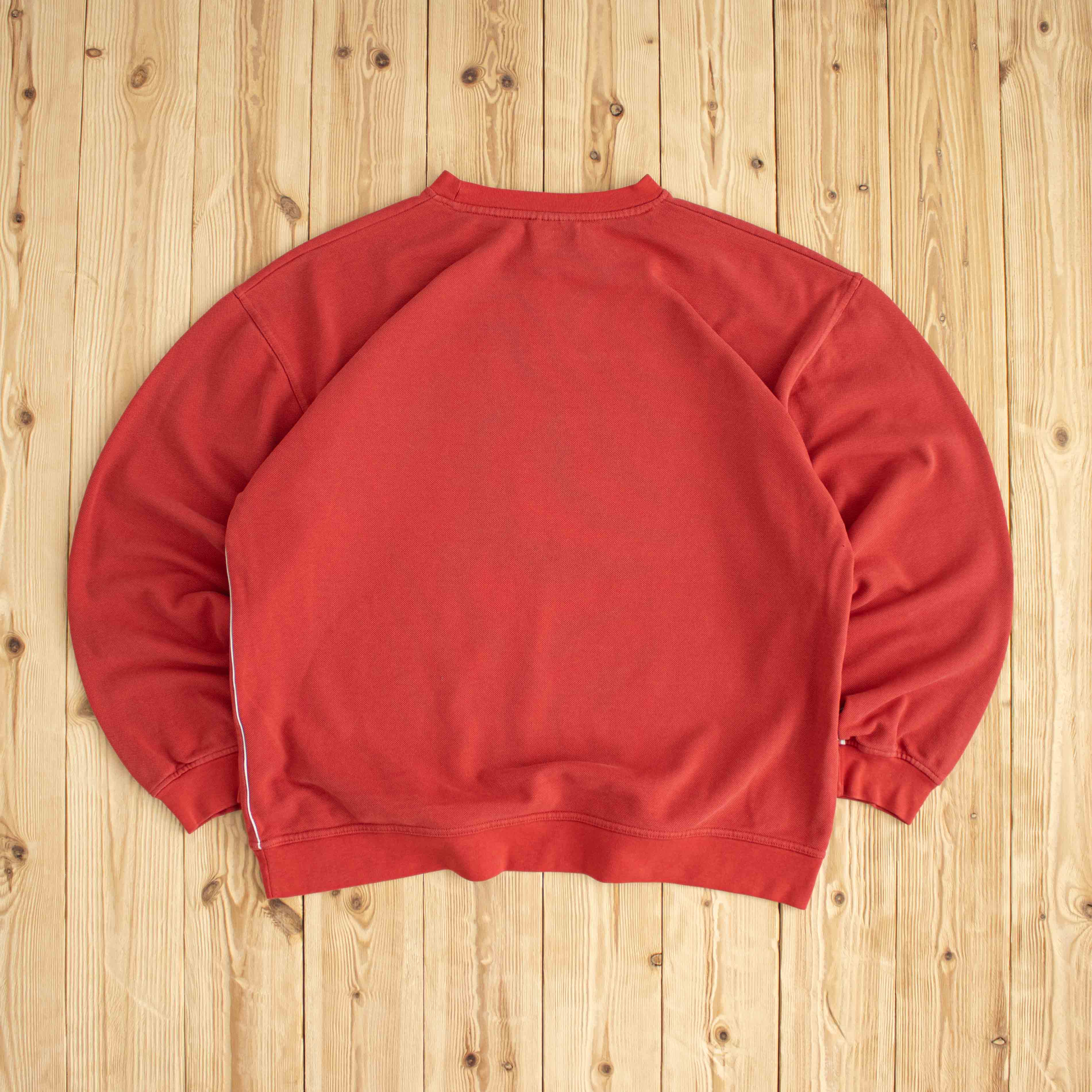 (M) Reebok Membership Vintage Embroidered Sweatshirt Red