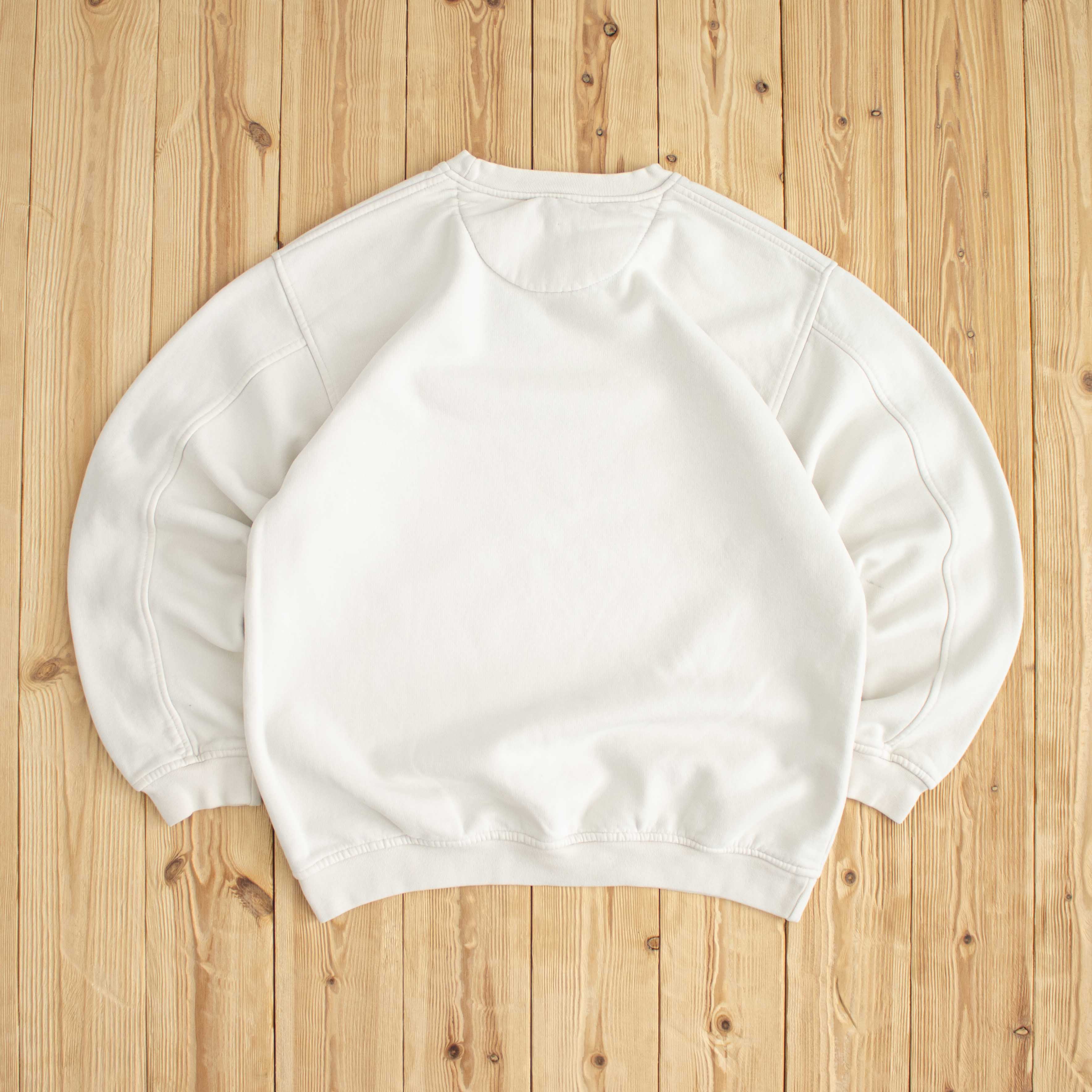 (S/M) Nike Training 365 Vintage Sweatshirt White