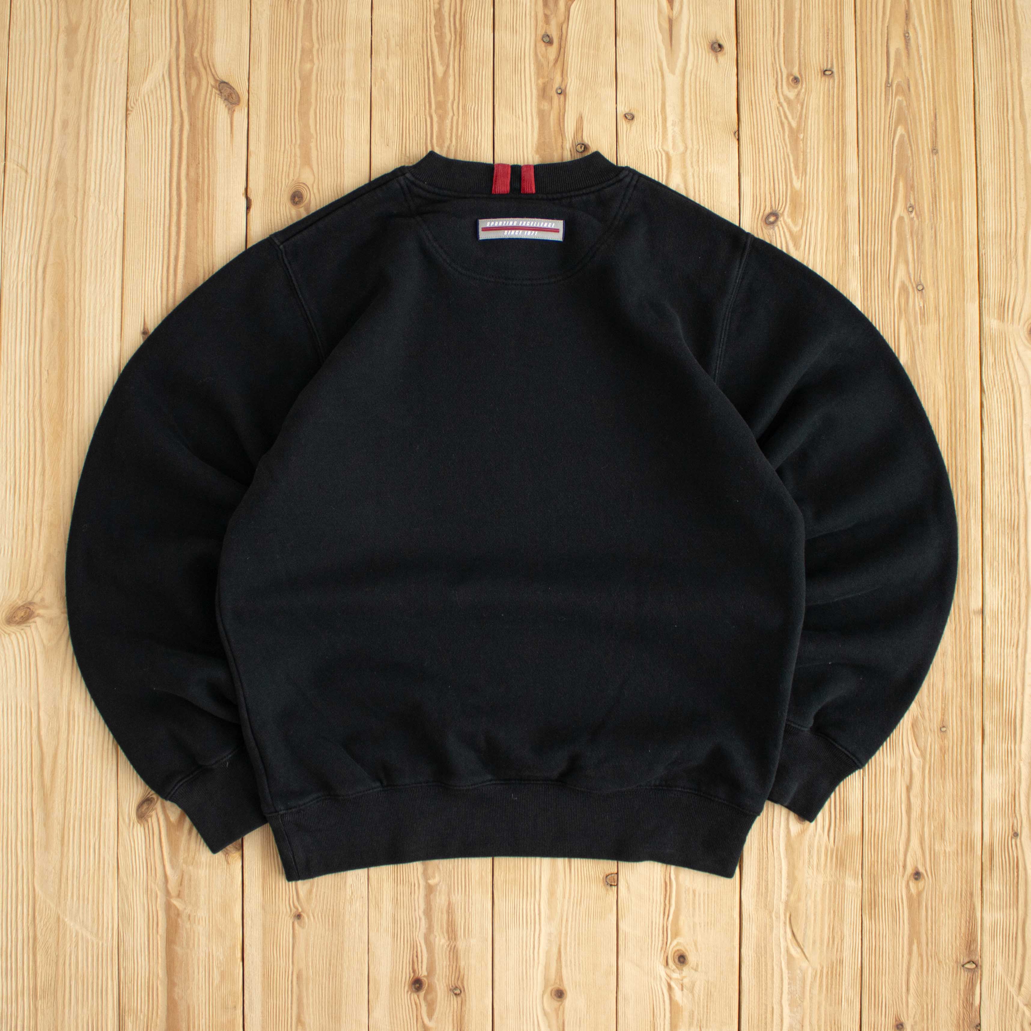 (S/M) Nike Air Vintage Embroidered Sweatshirt Black