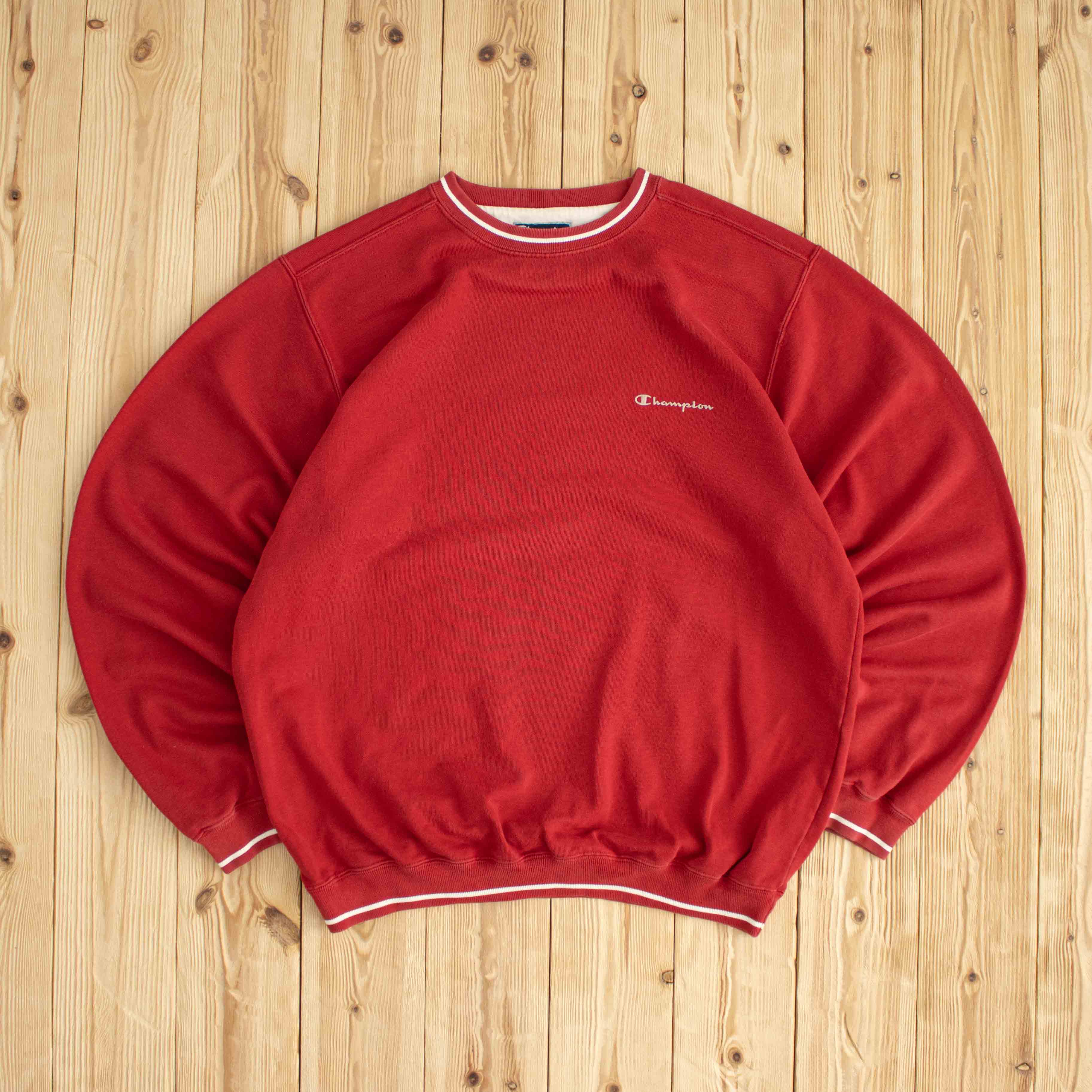 (L) Champion Vintage Sweatshirt Red
