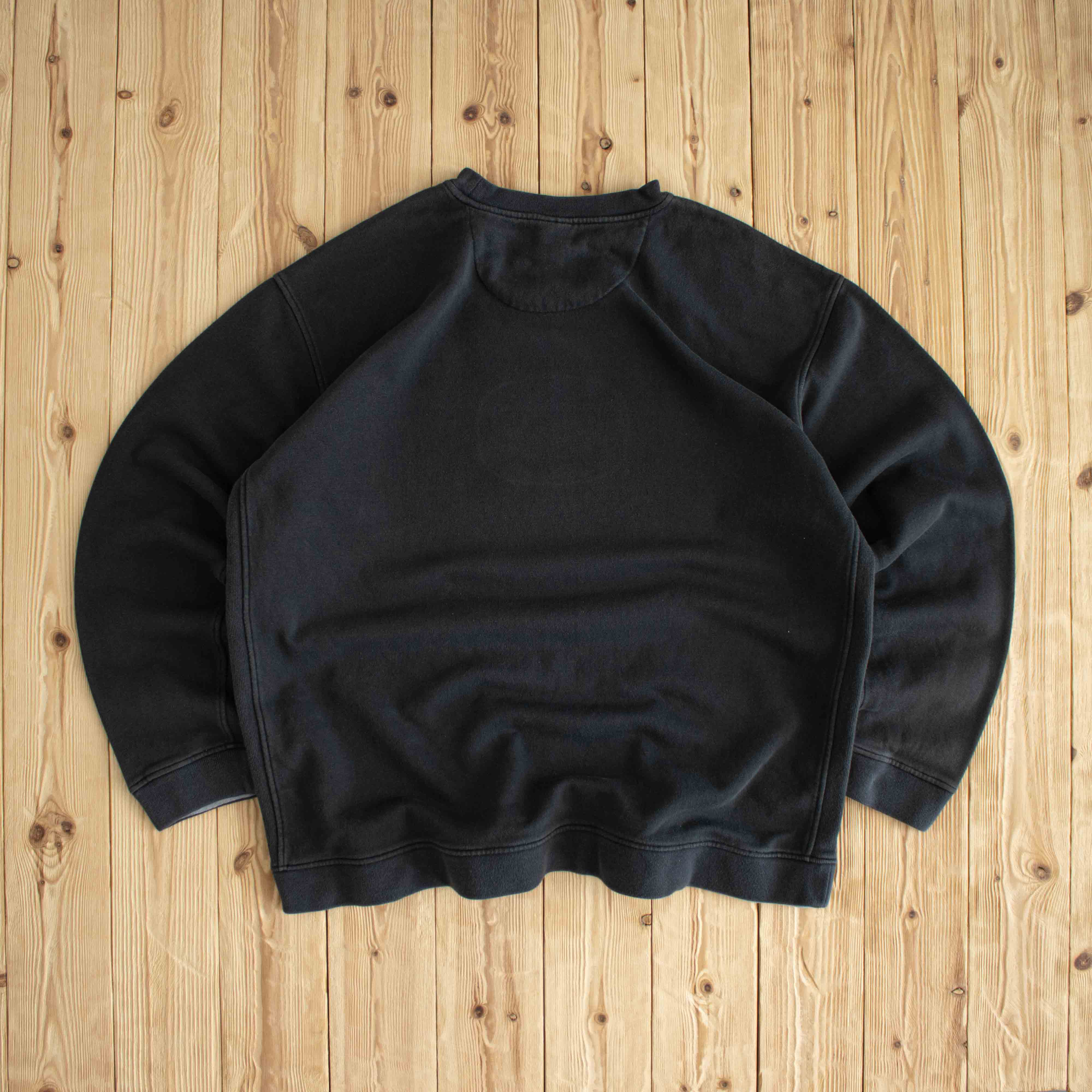 (XL/XXL) Nike Spell Out Vintage Embroidered Sweatshirt Black