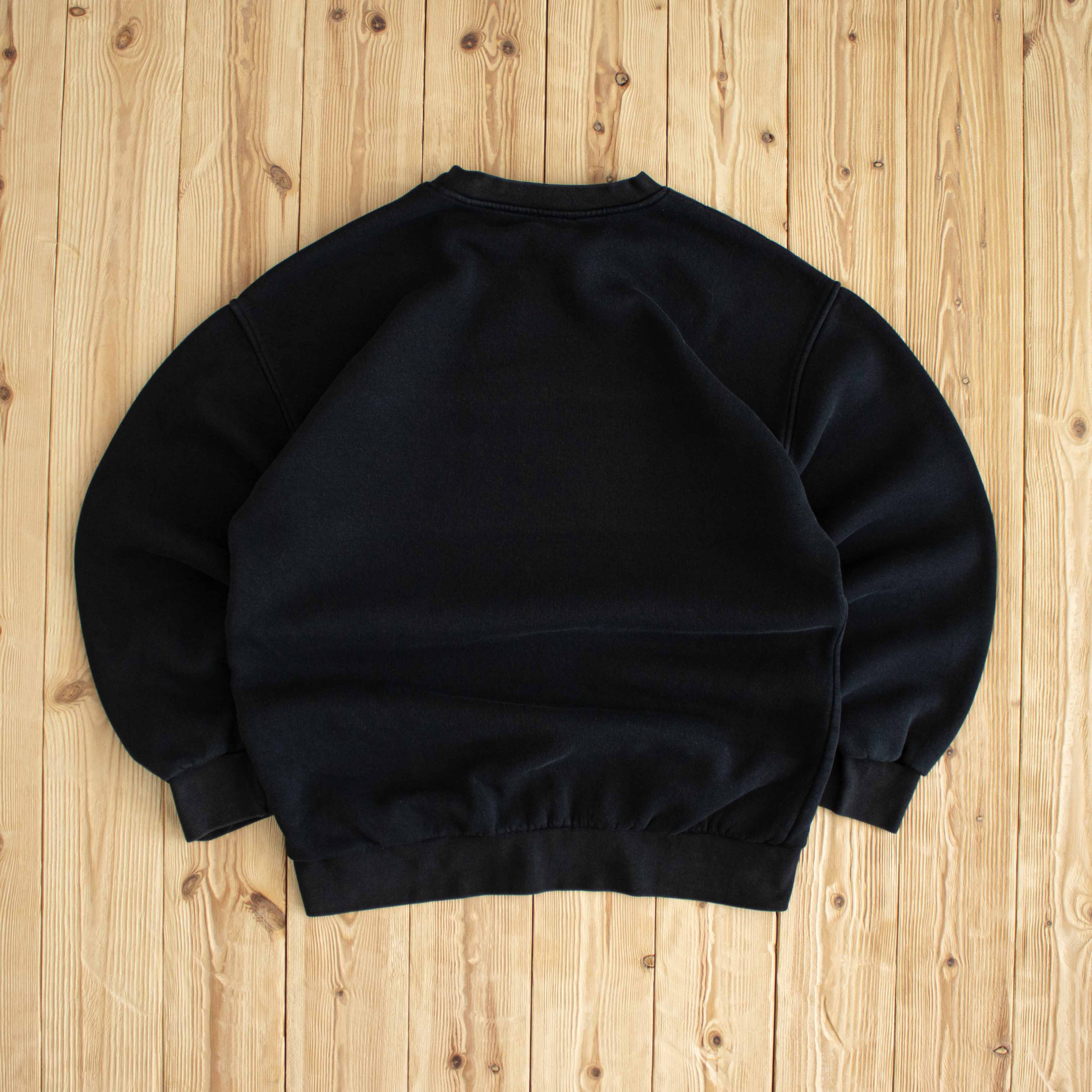 (L) Nike Italia Vintage Embroidered Sweatshirt Black
