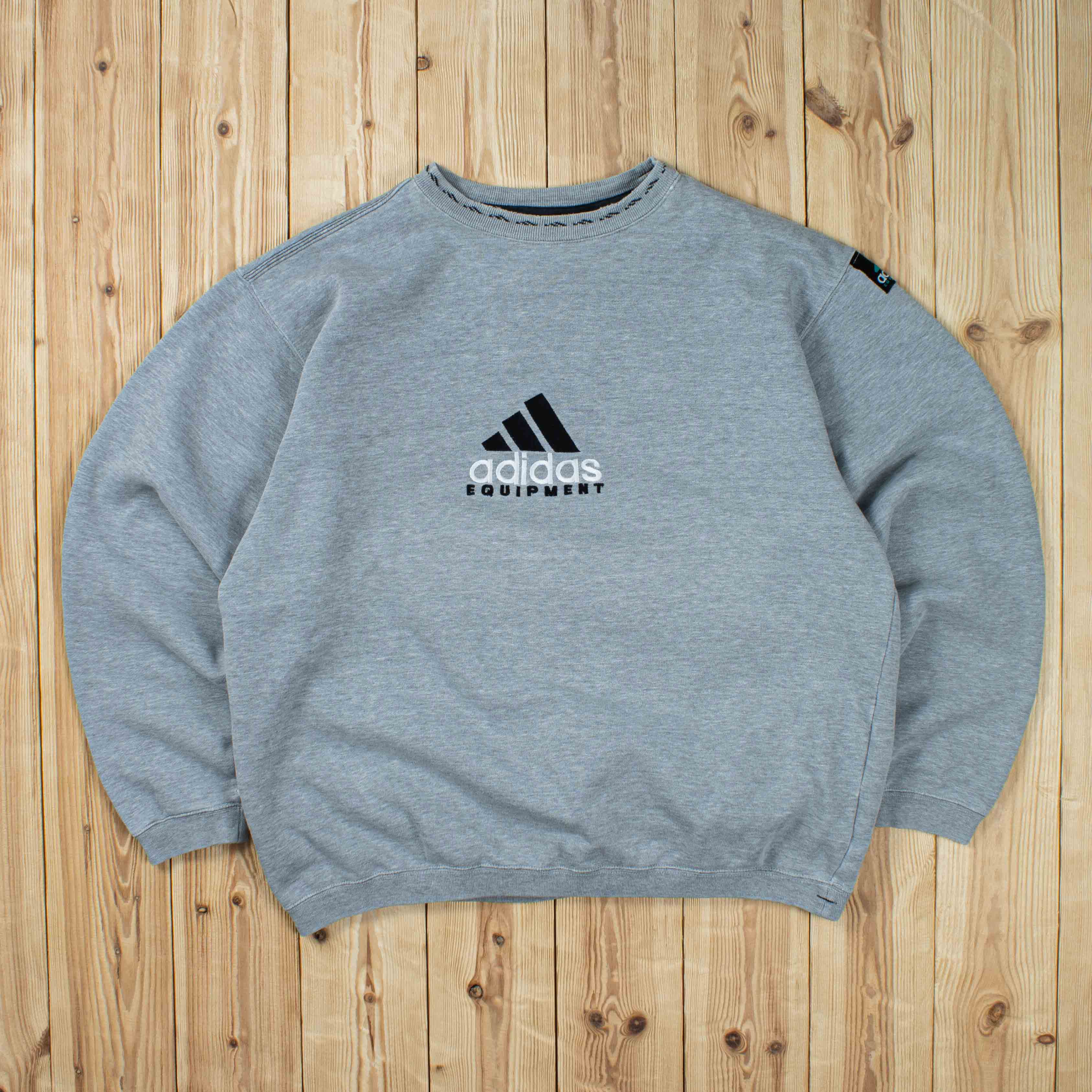 (M) Vintage Adidas Equipment Embroidered Sweatshirt