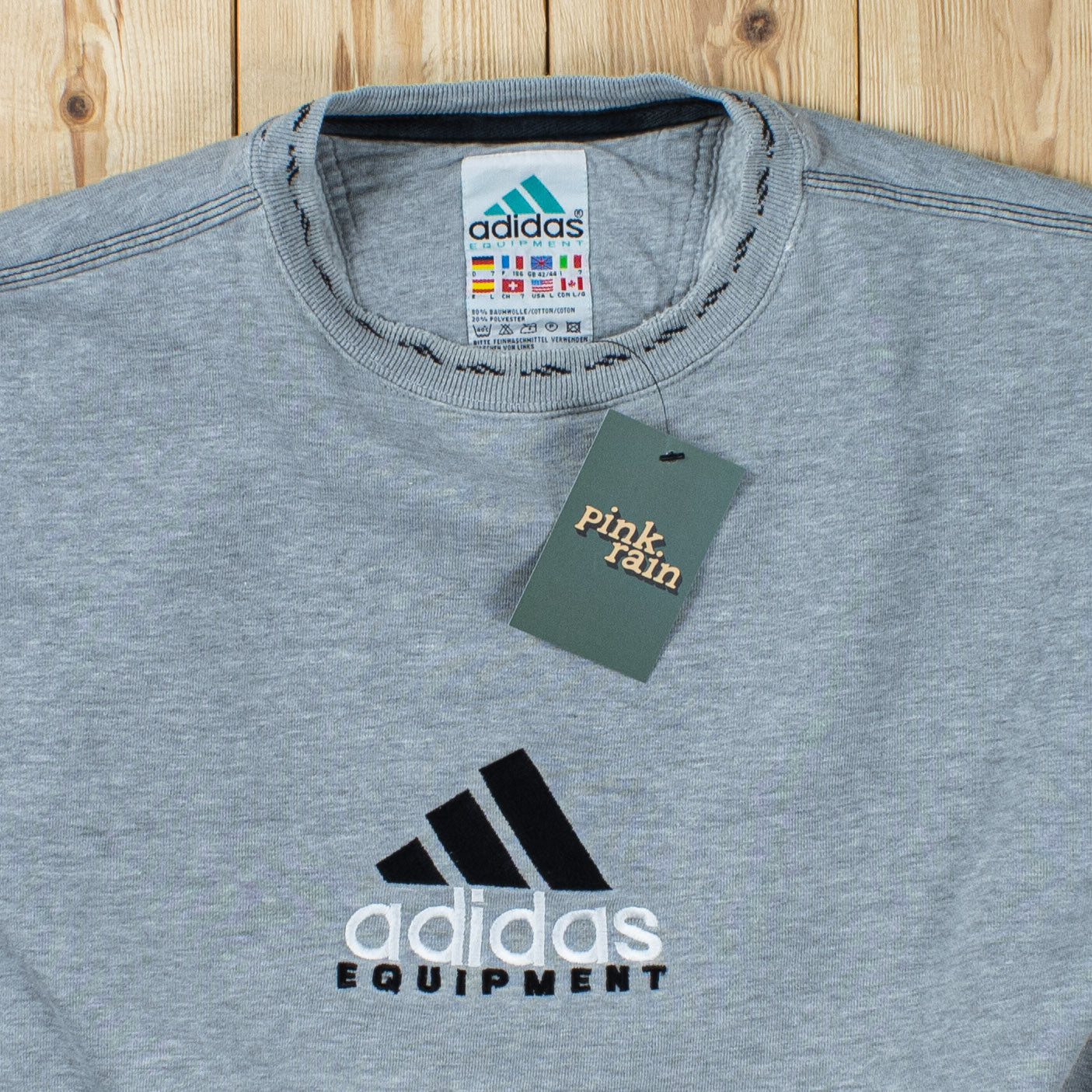 (M) Vintage Adidas Equipment Embroidered Sweatshirt