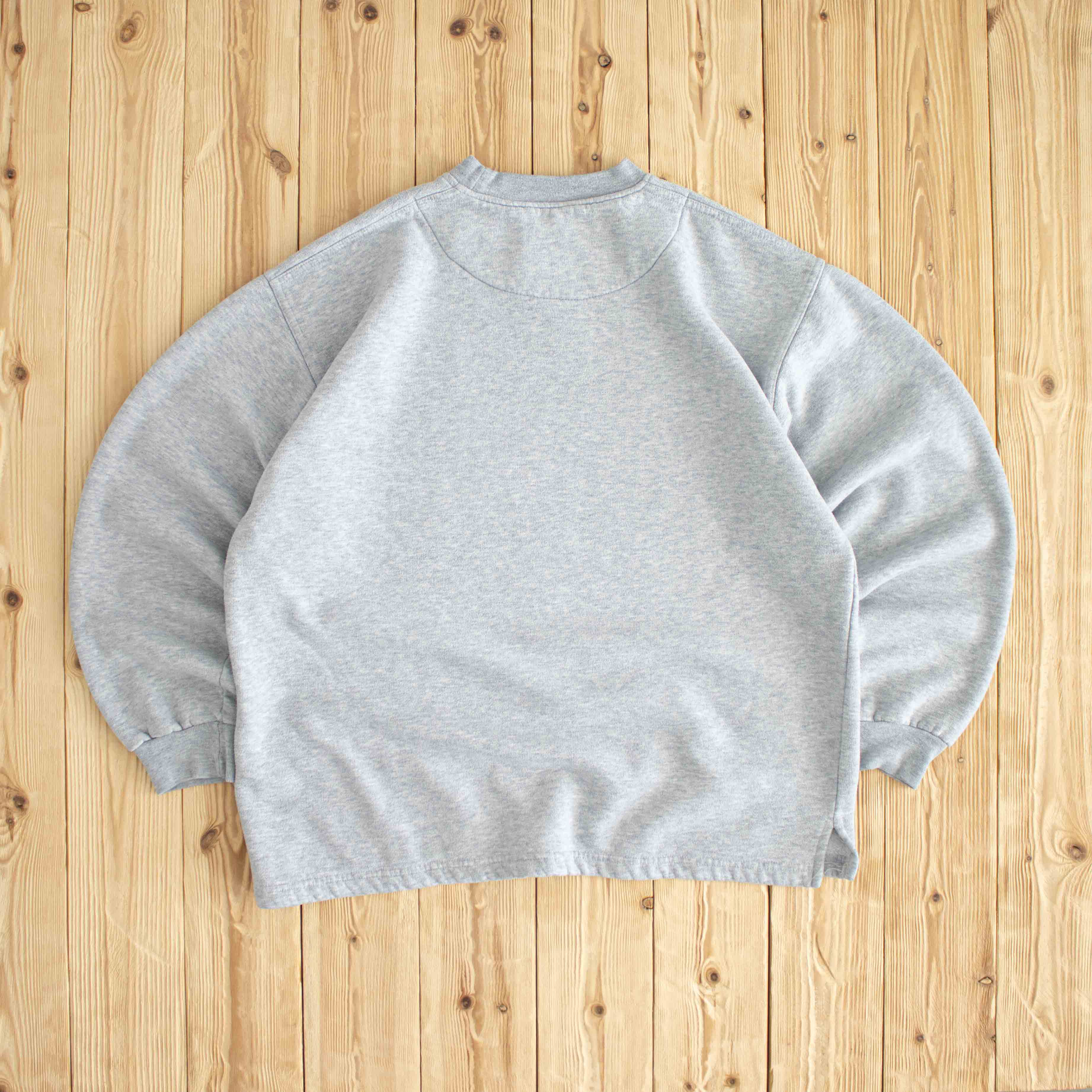 (L) Nike Spell Out Vintage Sweatshirt Gray