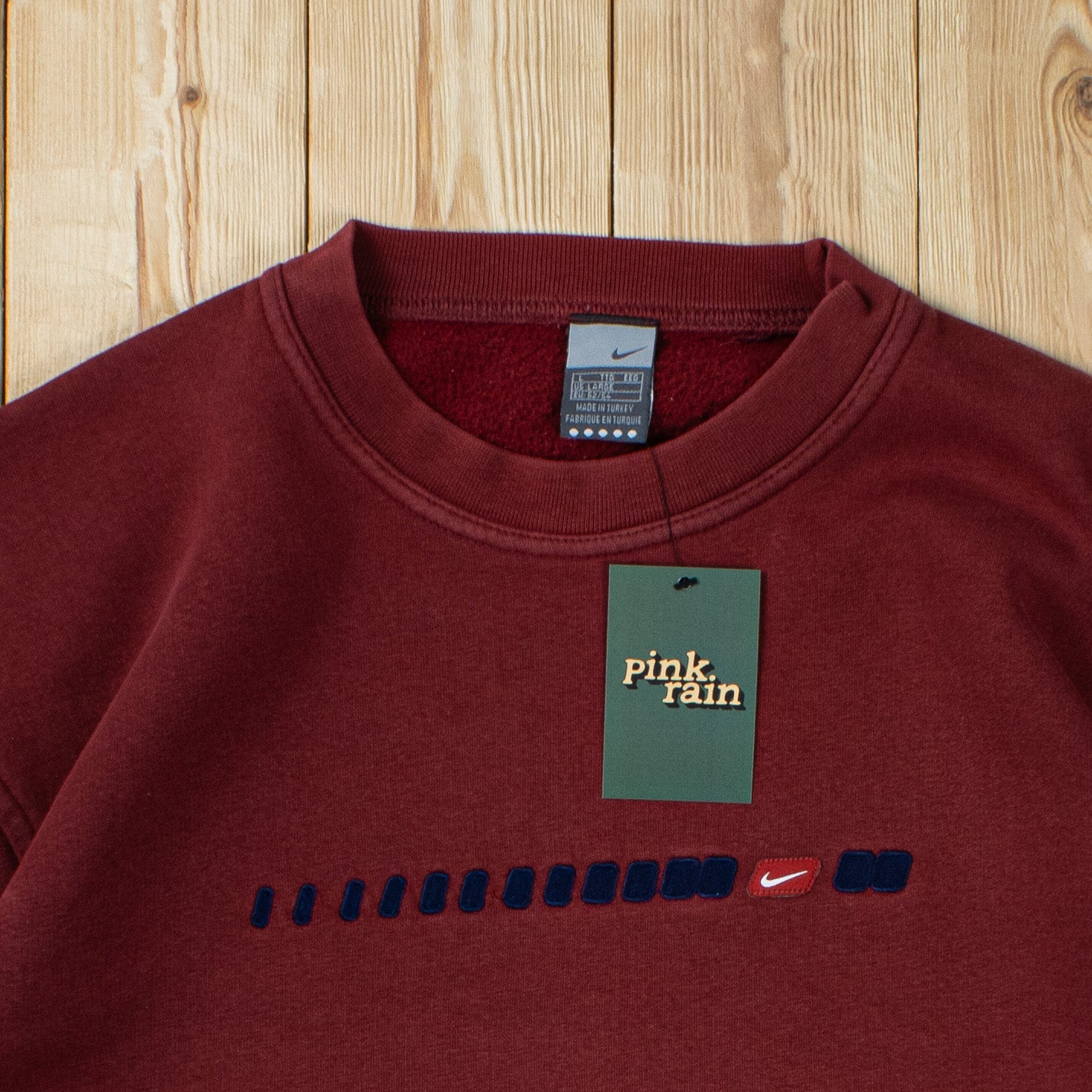 (L) Vintage Nike Logo Embroidered Sweatshirt