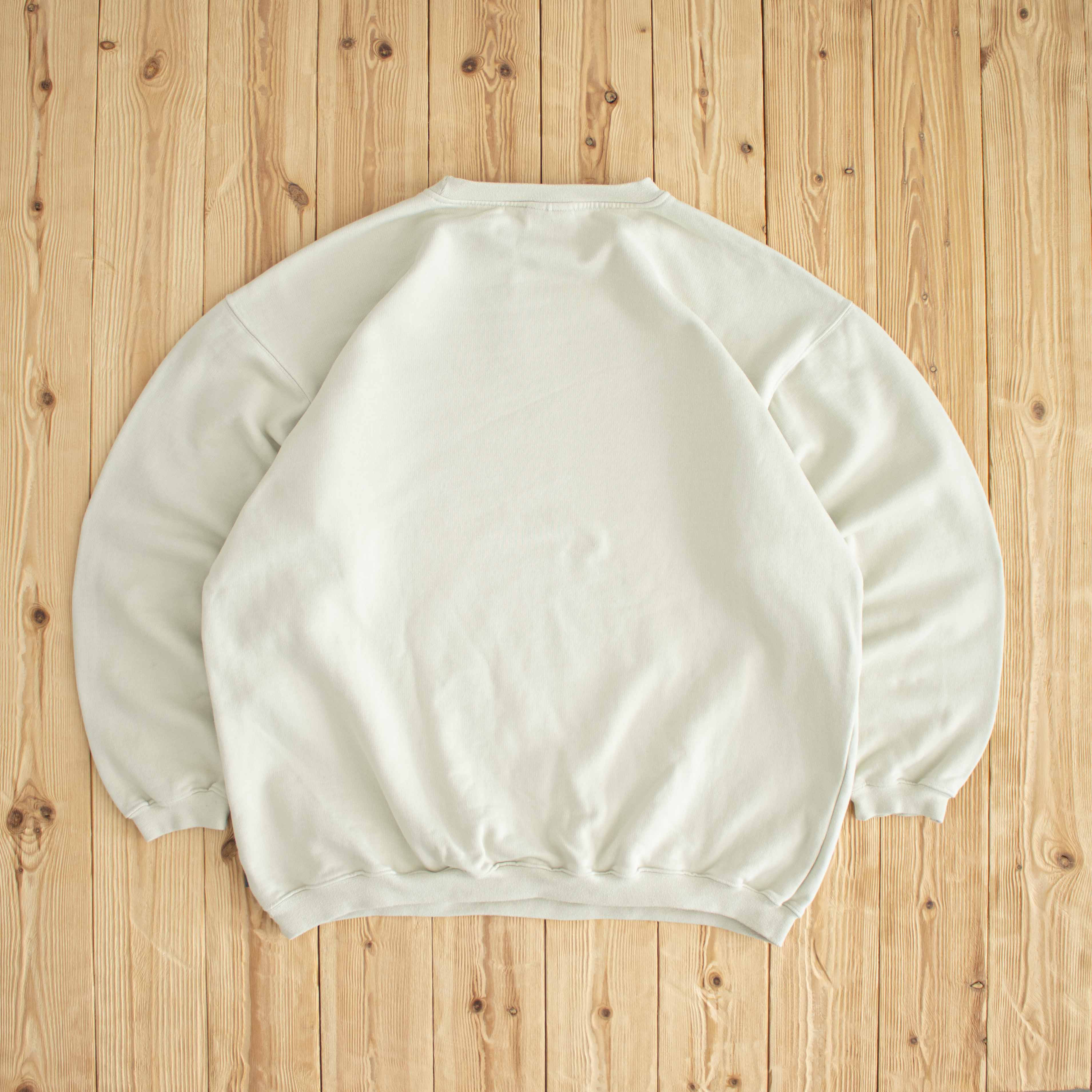 (XL) Reebok Vintage Embroidered Sweatshirt Beige