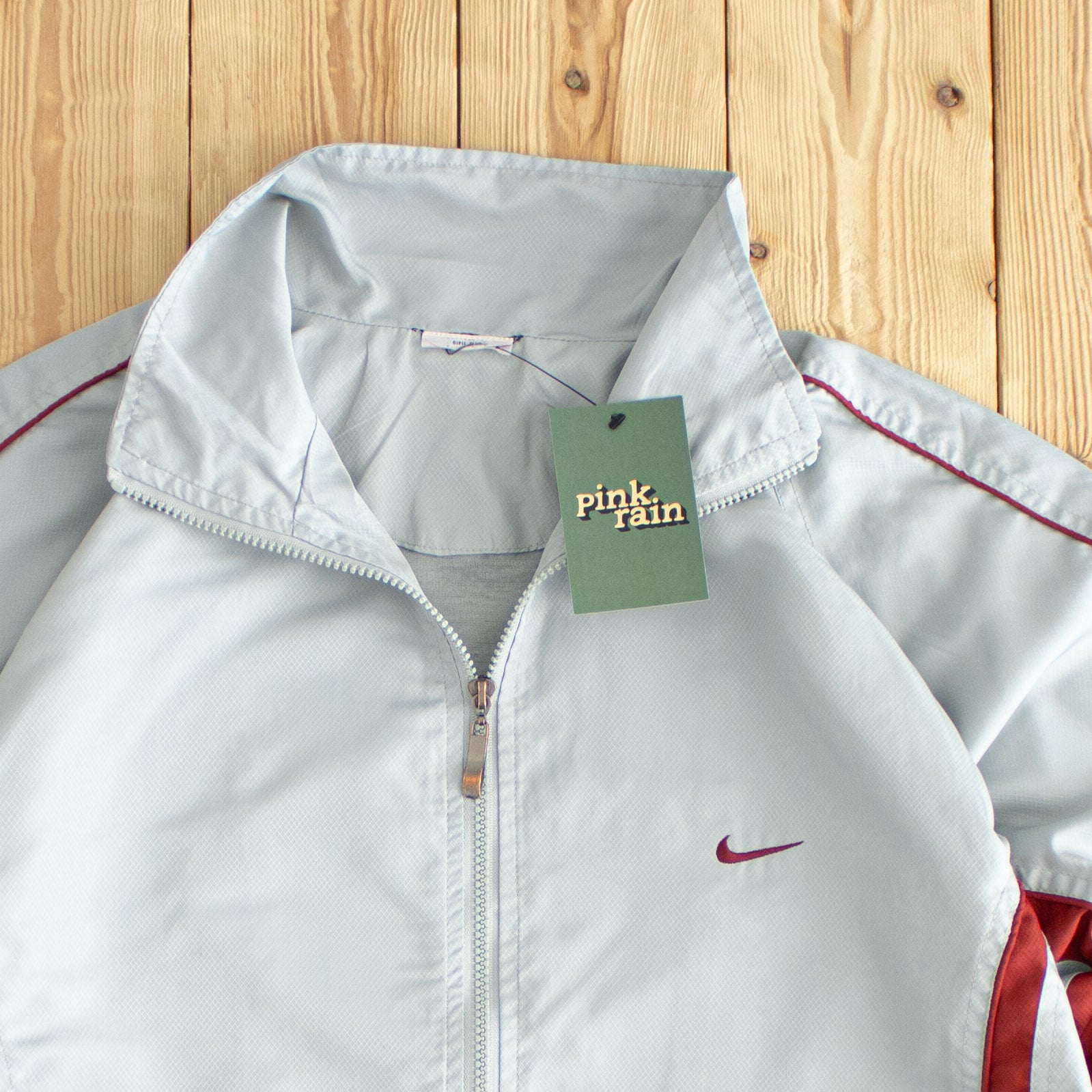(M/L) Nike Vintage Embroidered Jacket Gray