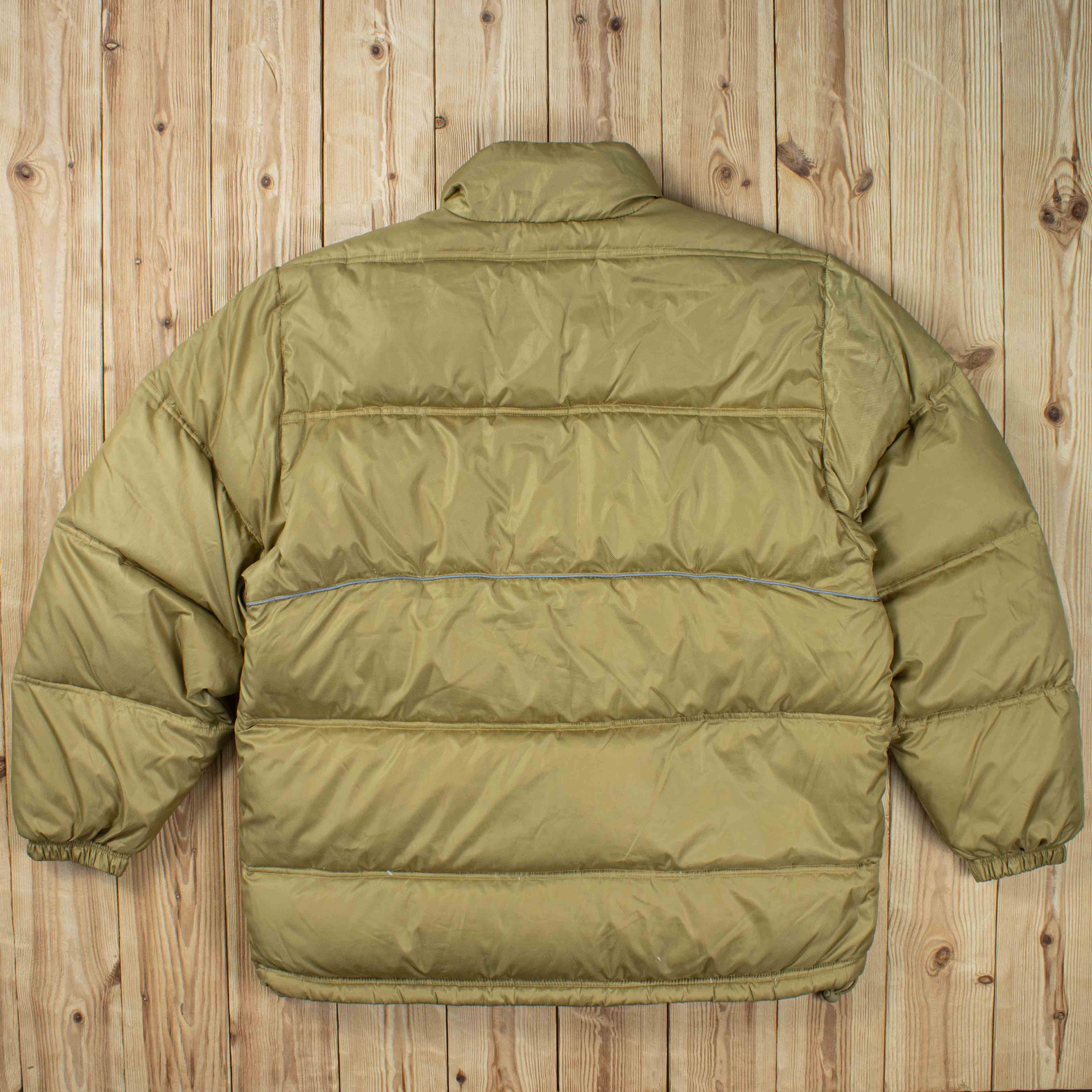 (L) Vintage Adidas Essential Embroidered Puffer Jacket